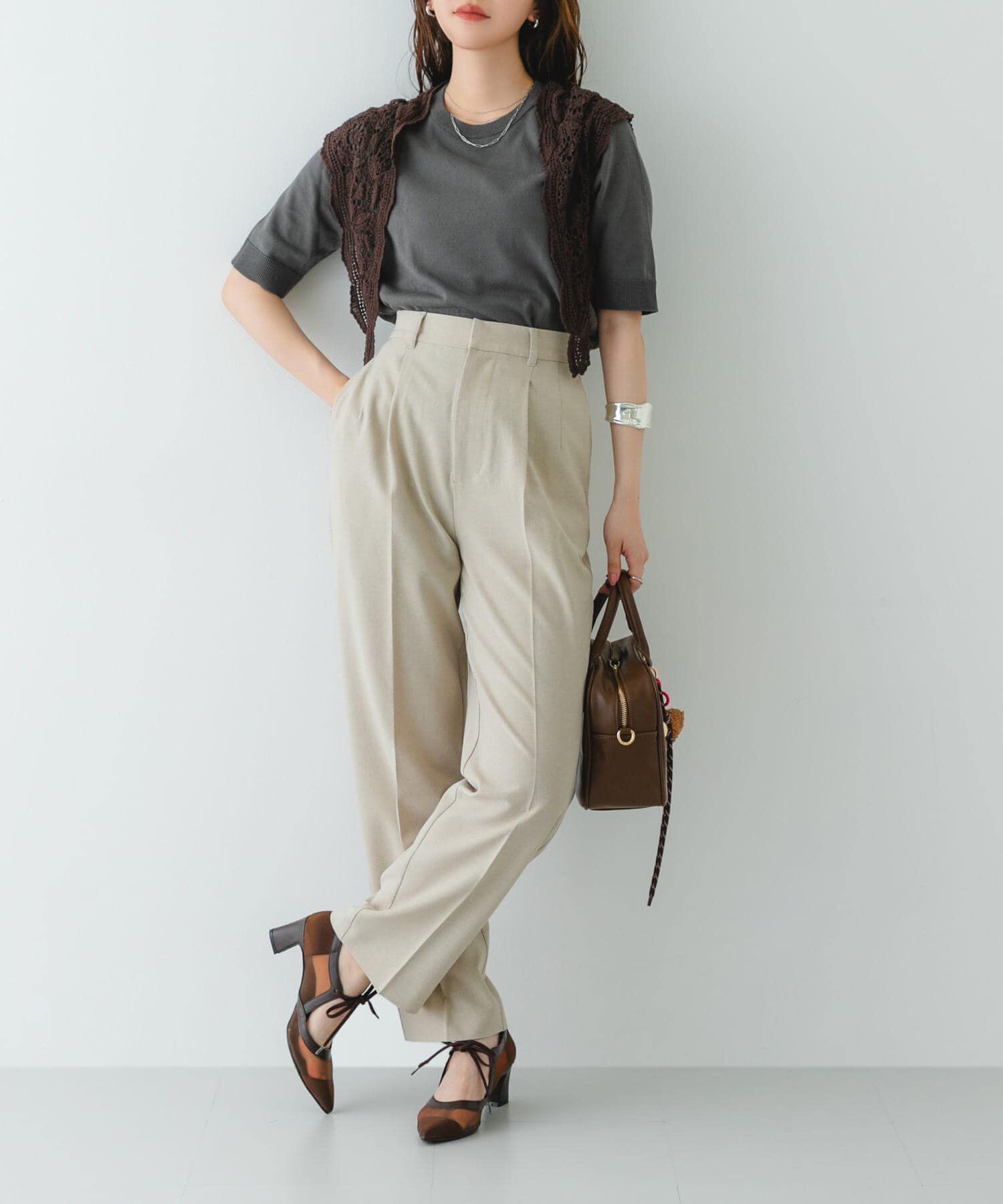 RODE SKO「『MADE IN JAPAN』チャンキーヒールリボンパンプス」|パンプス|