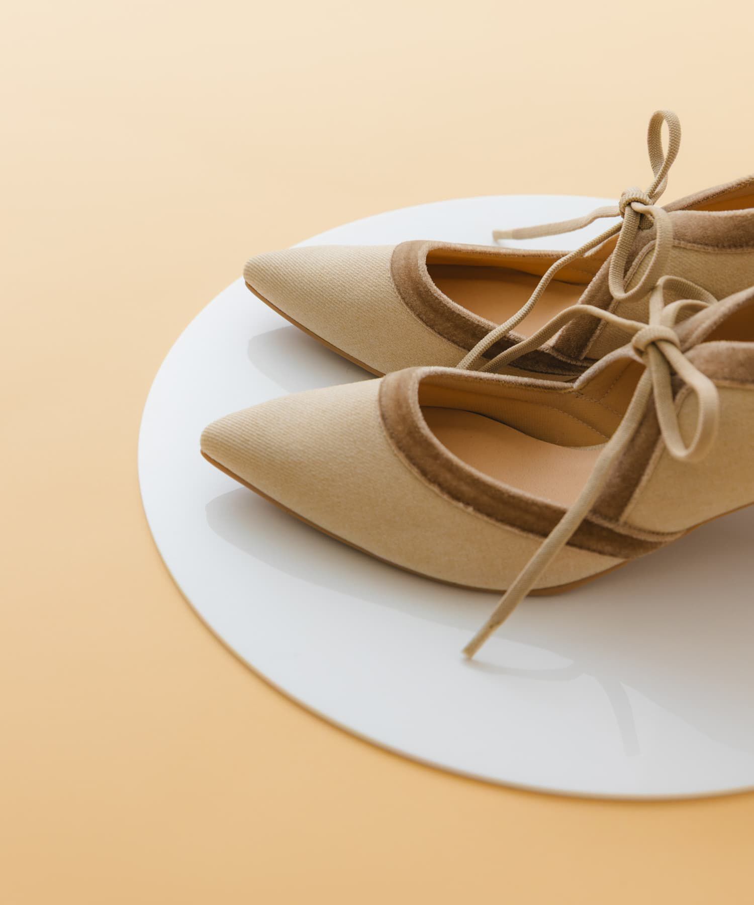 RODE SKO「『MADE IN JAPAN』チャンキーヒールリボンパンプス」|パンプス|