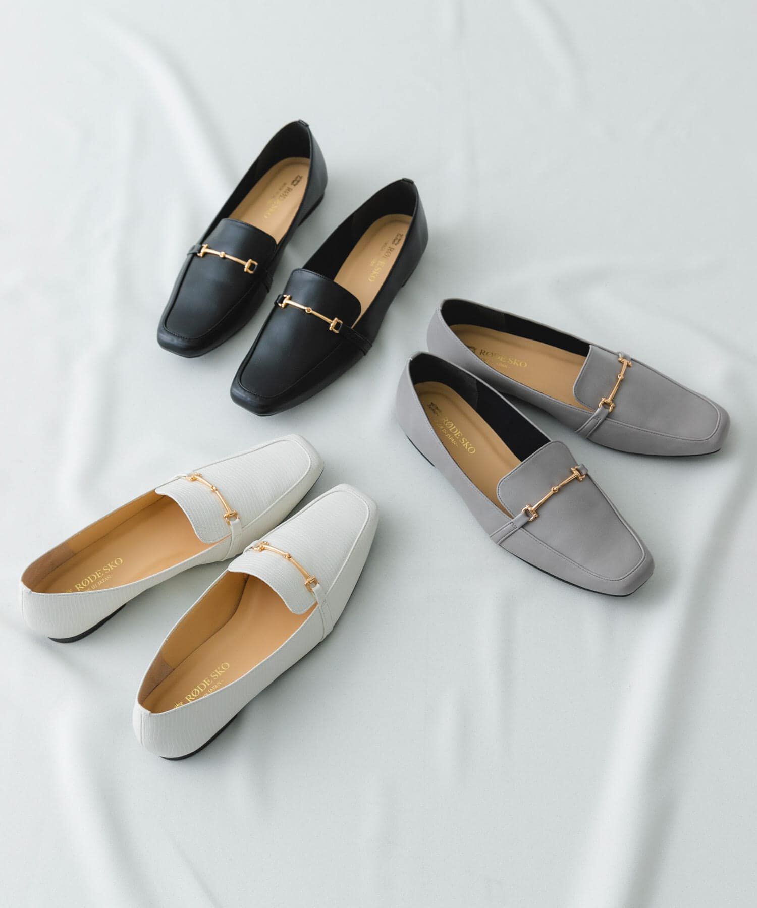 RODE SKO「『MADE IN JAPAN』 スクエアトゥ細ビットローファー」|ローファー|