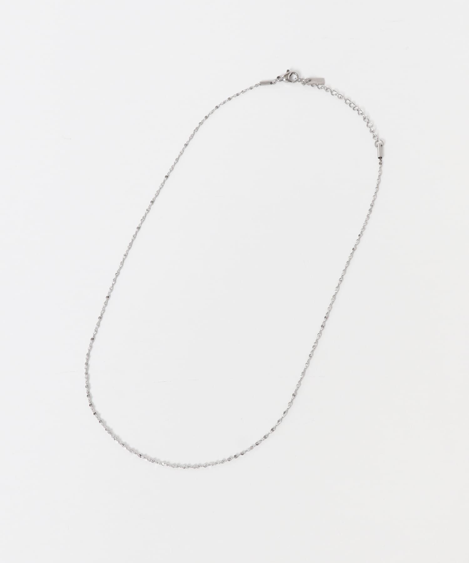 SMELLY「ステンレススクリューチェーンネックレス」|ネックレス|