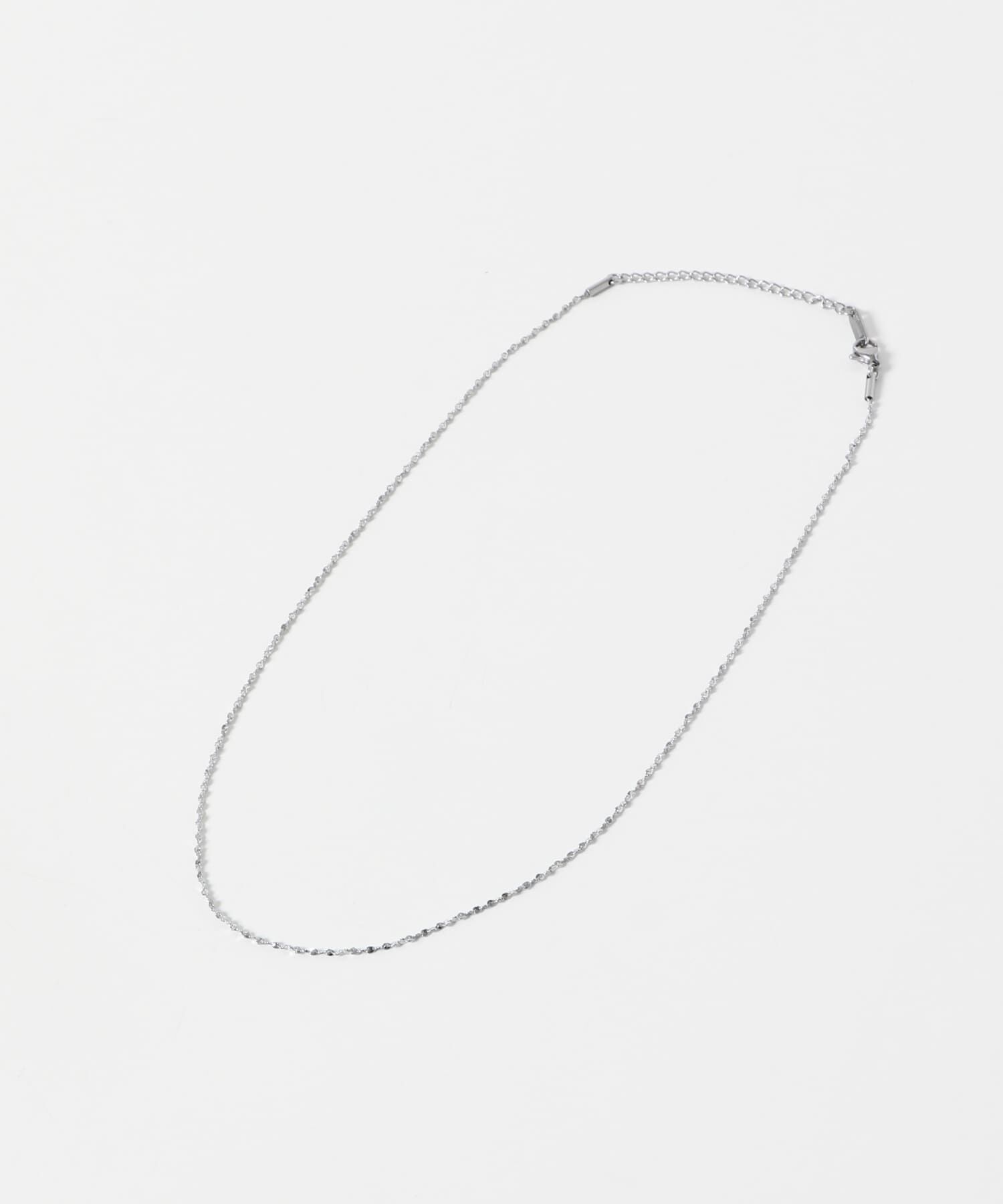 SMELLY「ステンレススクリューチェーンネックレス」|ネックレス|