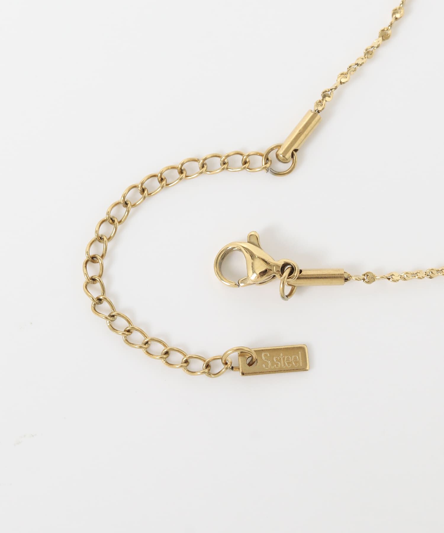 SMELLY「ステンレススクリューチェーンネックレス」|ネックレス|