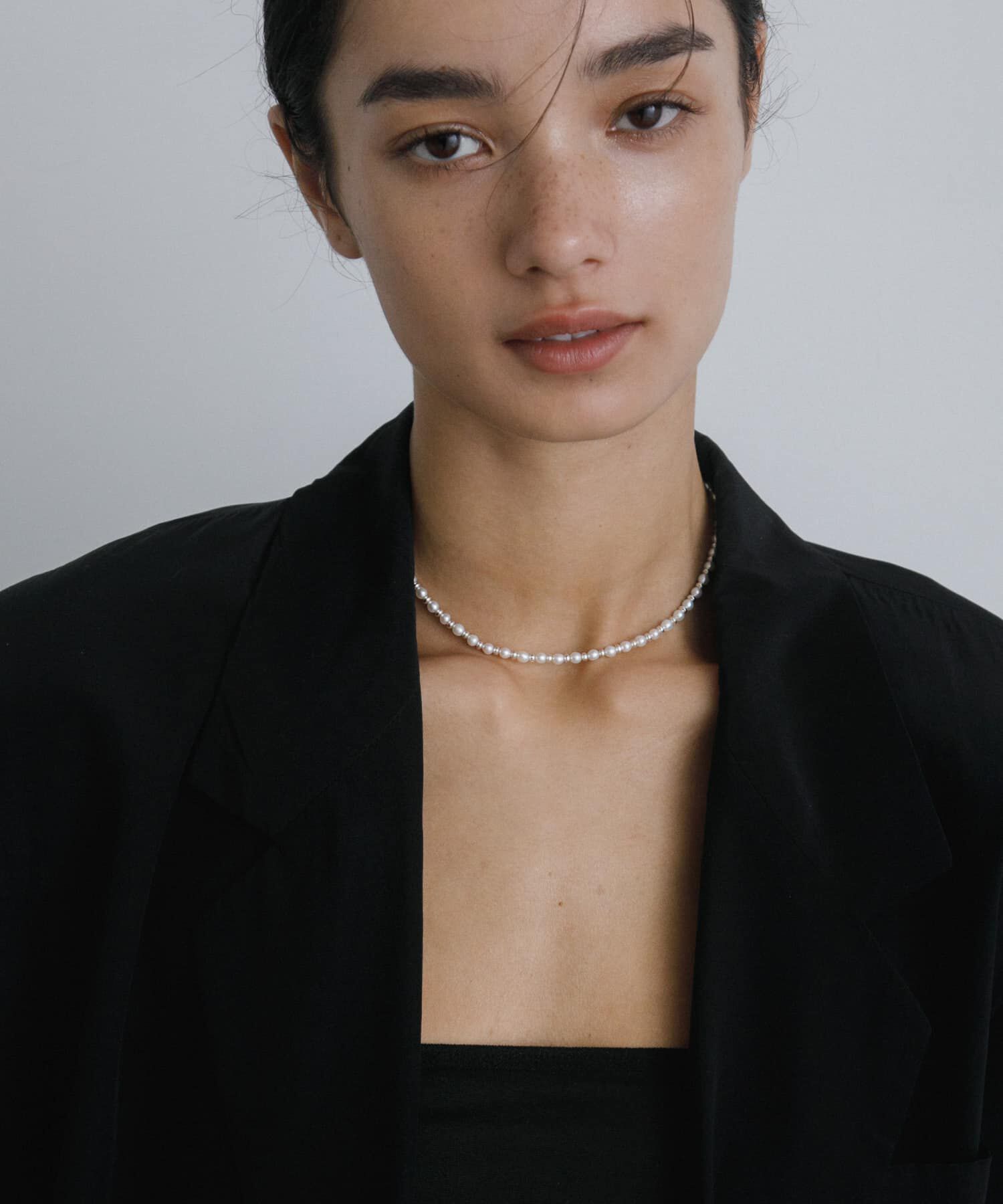 URBAN RESEARCH「decor『デコール』　Hematite Pearl Choker」|ネックレス|