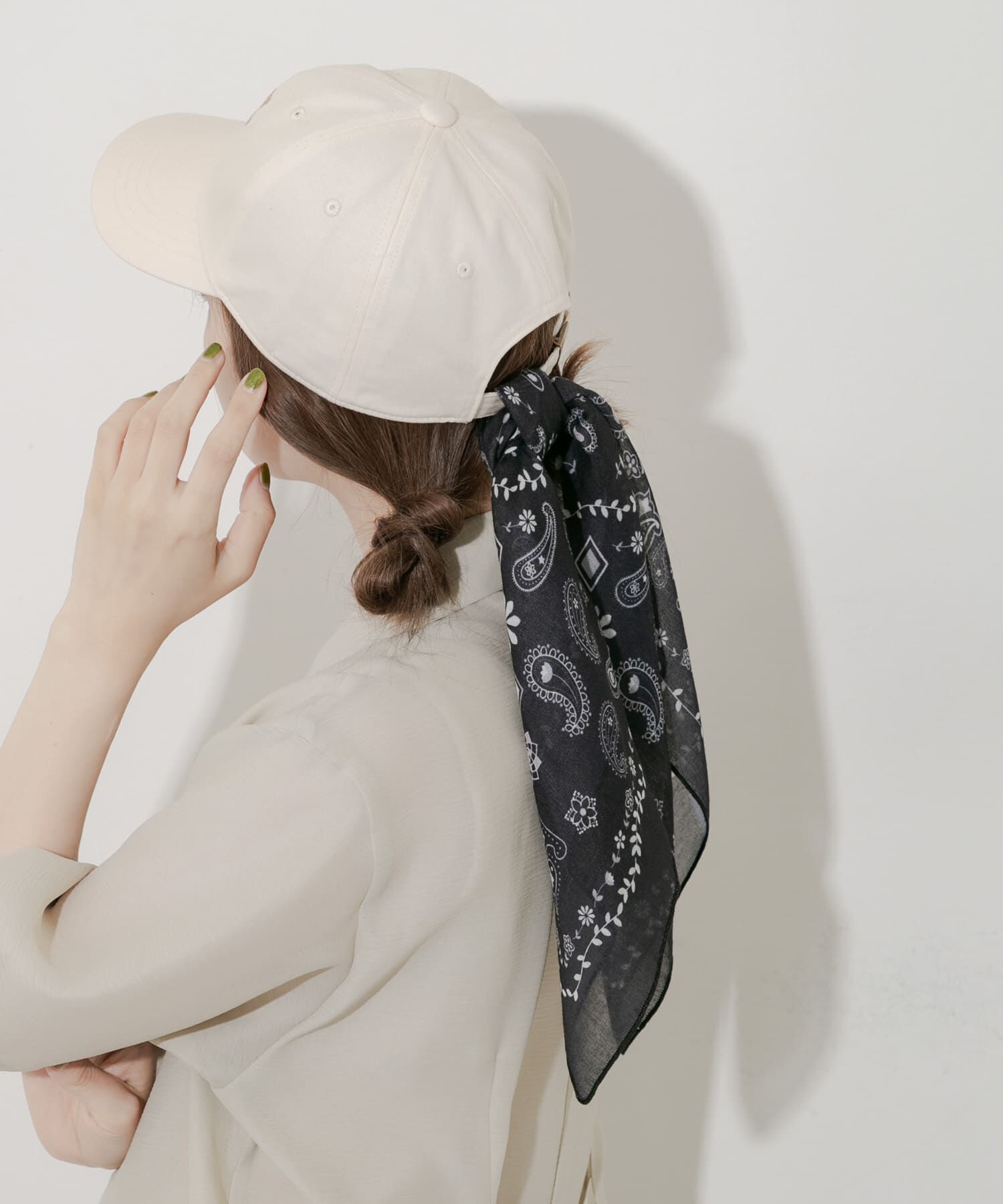 SMELLY「ペイズリープリントスカーフ」|バンダナ・スカーフ|