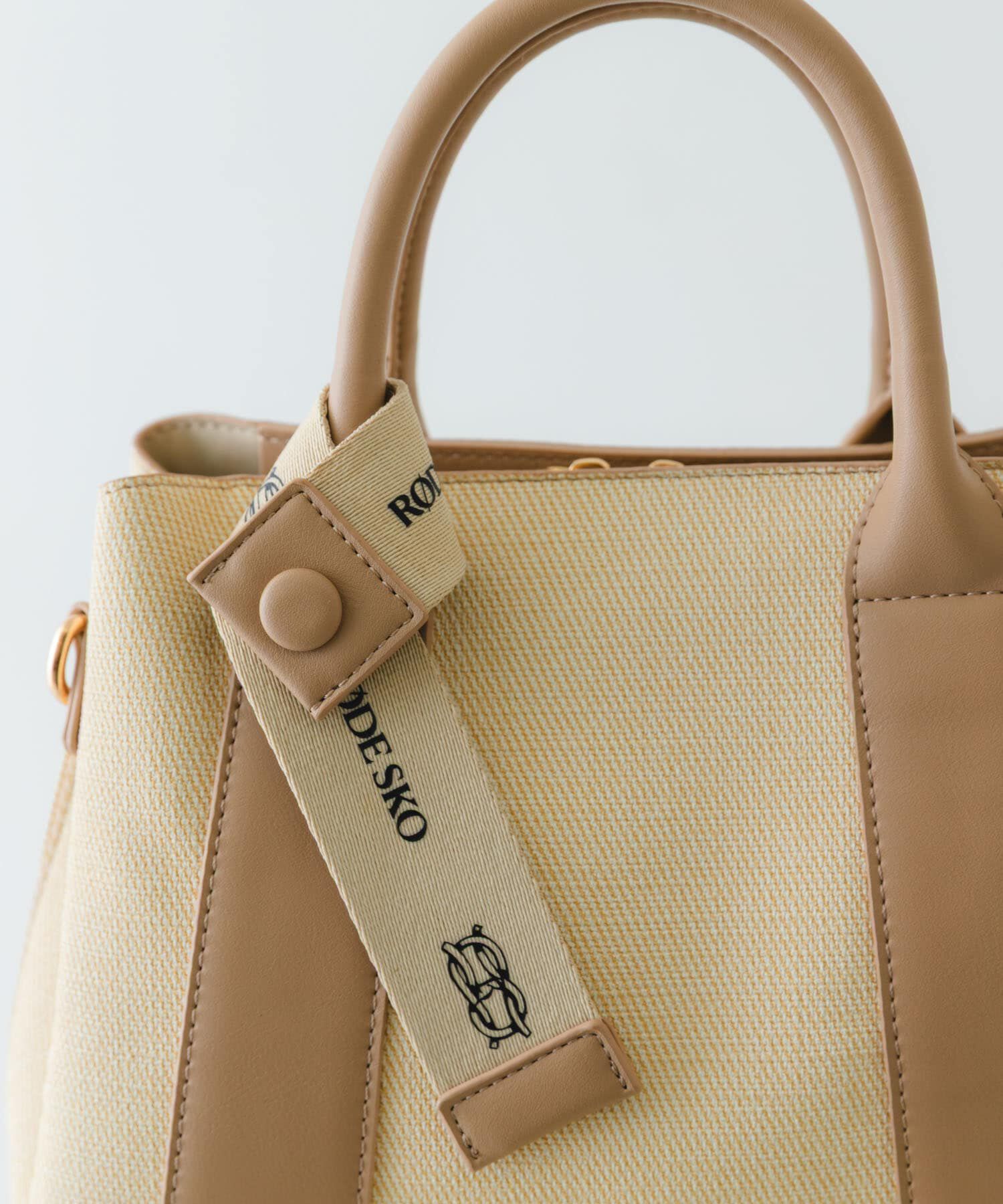 RODE SKO「ロゴリボン付2WAYハンドバッグ」|ハンドバッグ|