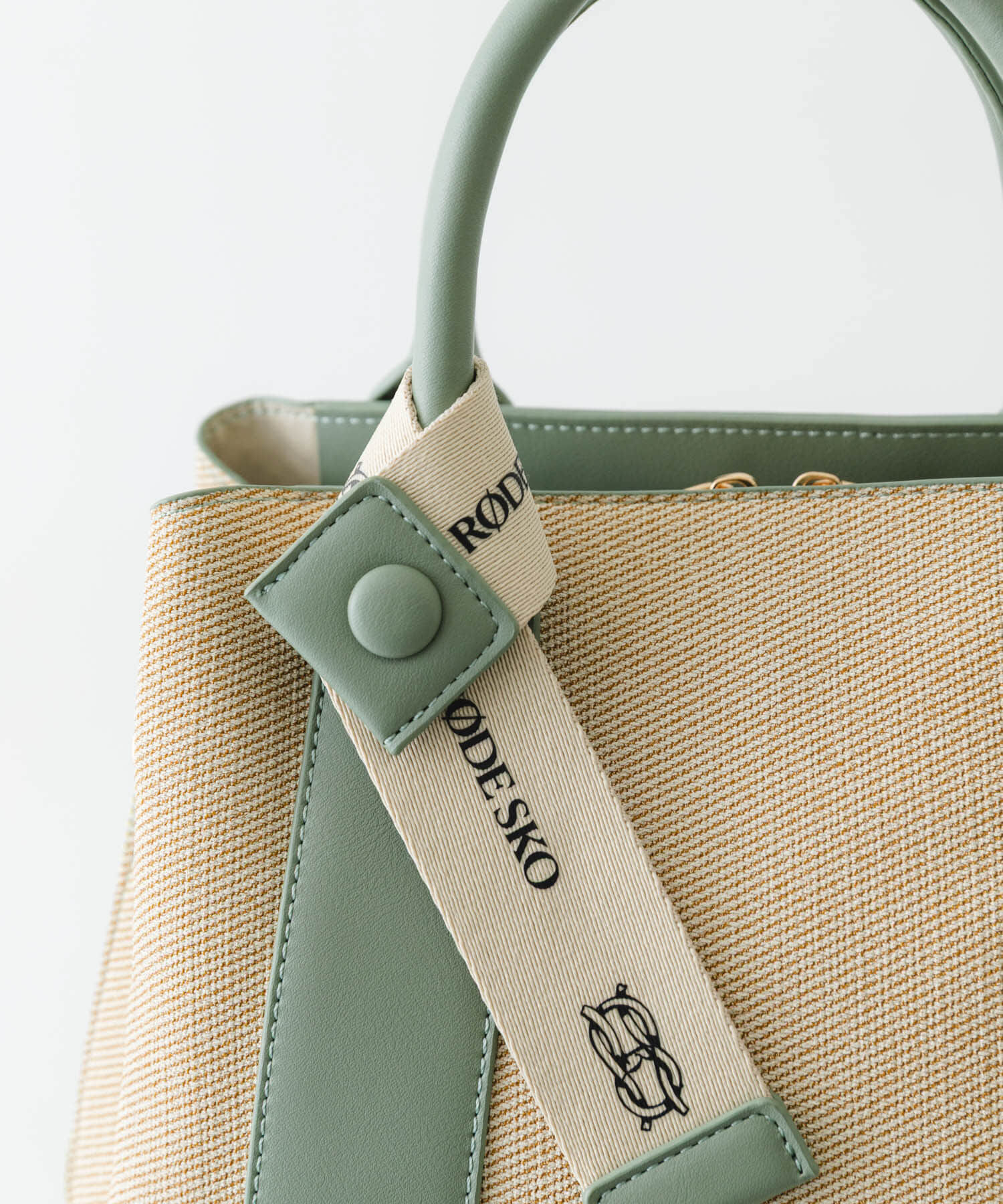 RODE SKO「ロゴリボン付2WAYハンドバッグ」|ハンドバッグ|
