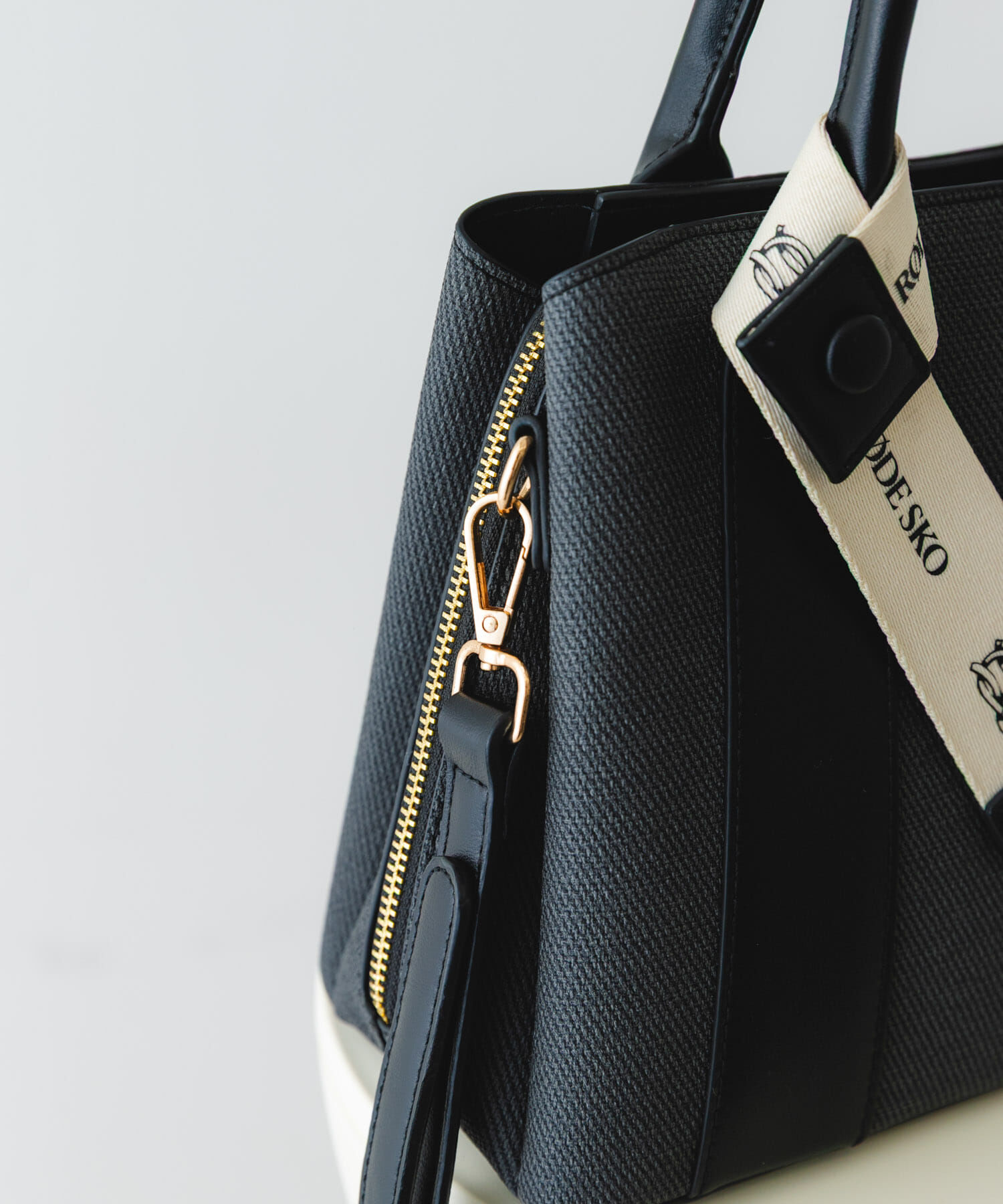 RODE SKO「ロゴリボン付2WAYハンドバッグ」|ハンドバッグ|