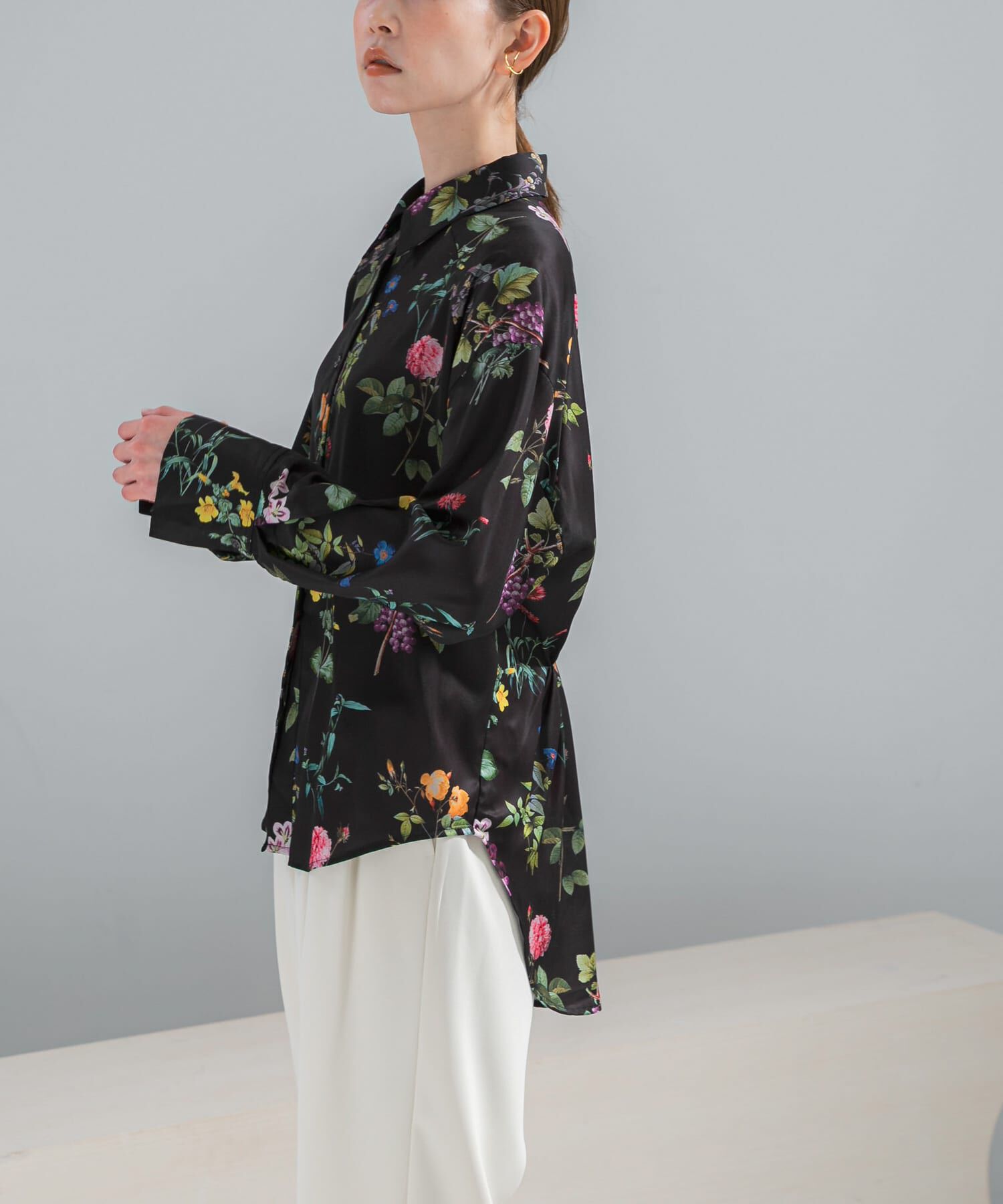 URBAN RESEARCH ROSSO「ボタニカルプリントデザインシャツ」|シャツ・ブラウス|