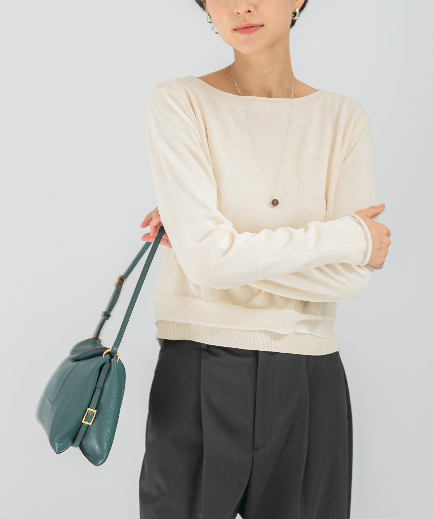 URBAN RESEARCH ROSSO「シアーレイヤードニット」|ニット・セーター|