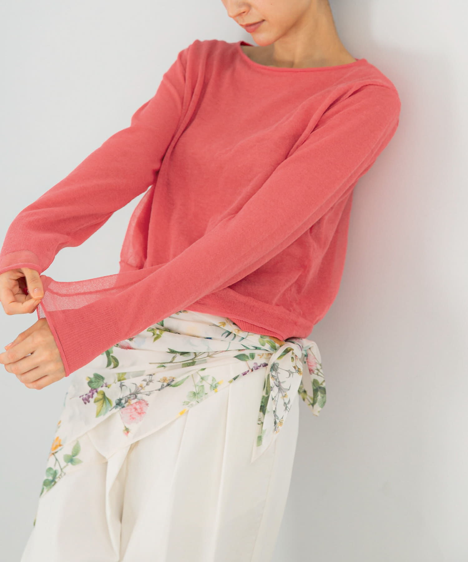 URBAN RESEARCH ROSSO「シアーレイヤードニット」|ニット・セーター|