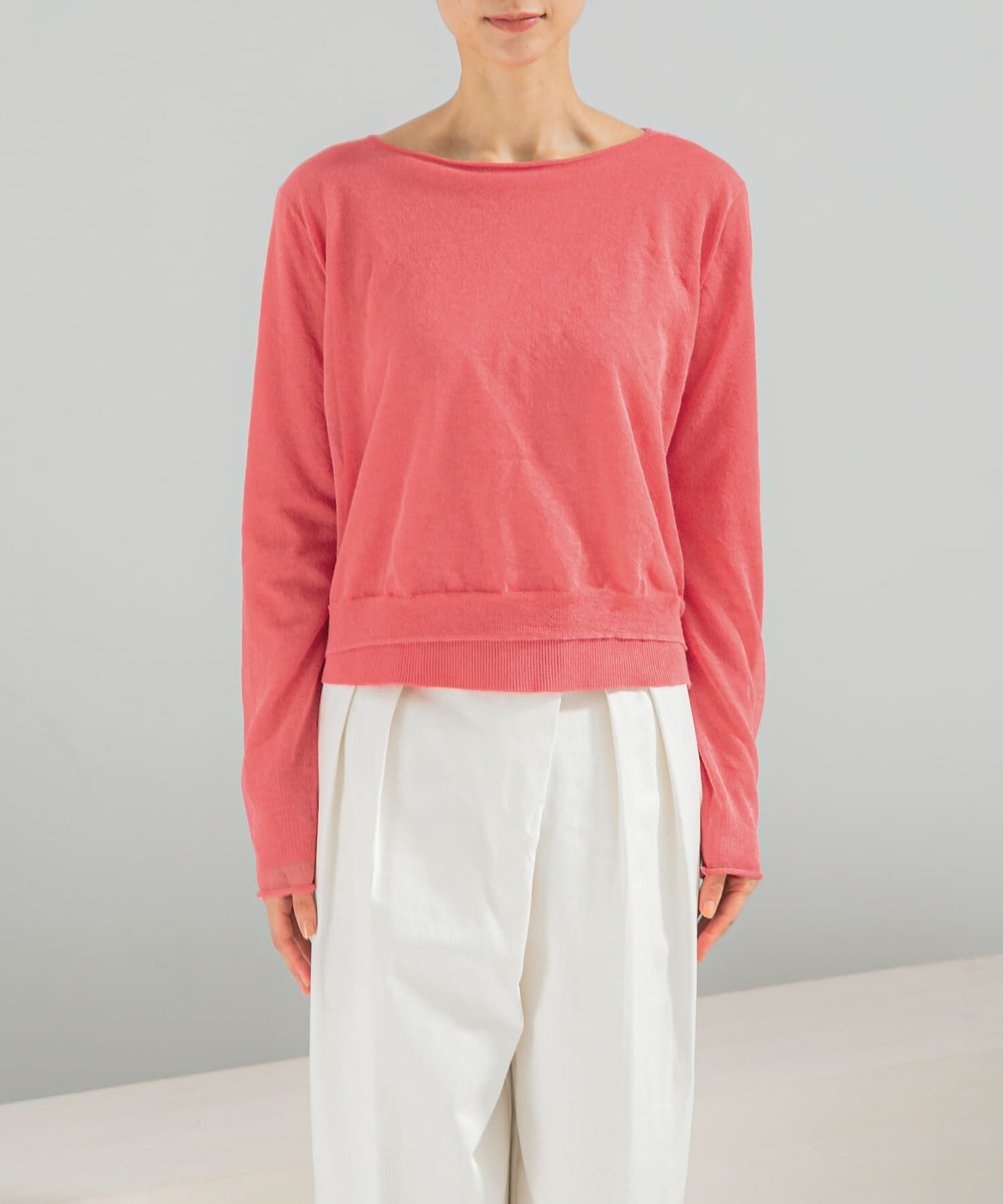 URBAN RESEARCH ROSSO「シアーレイヤードニット」|ニット・セーター|