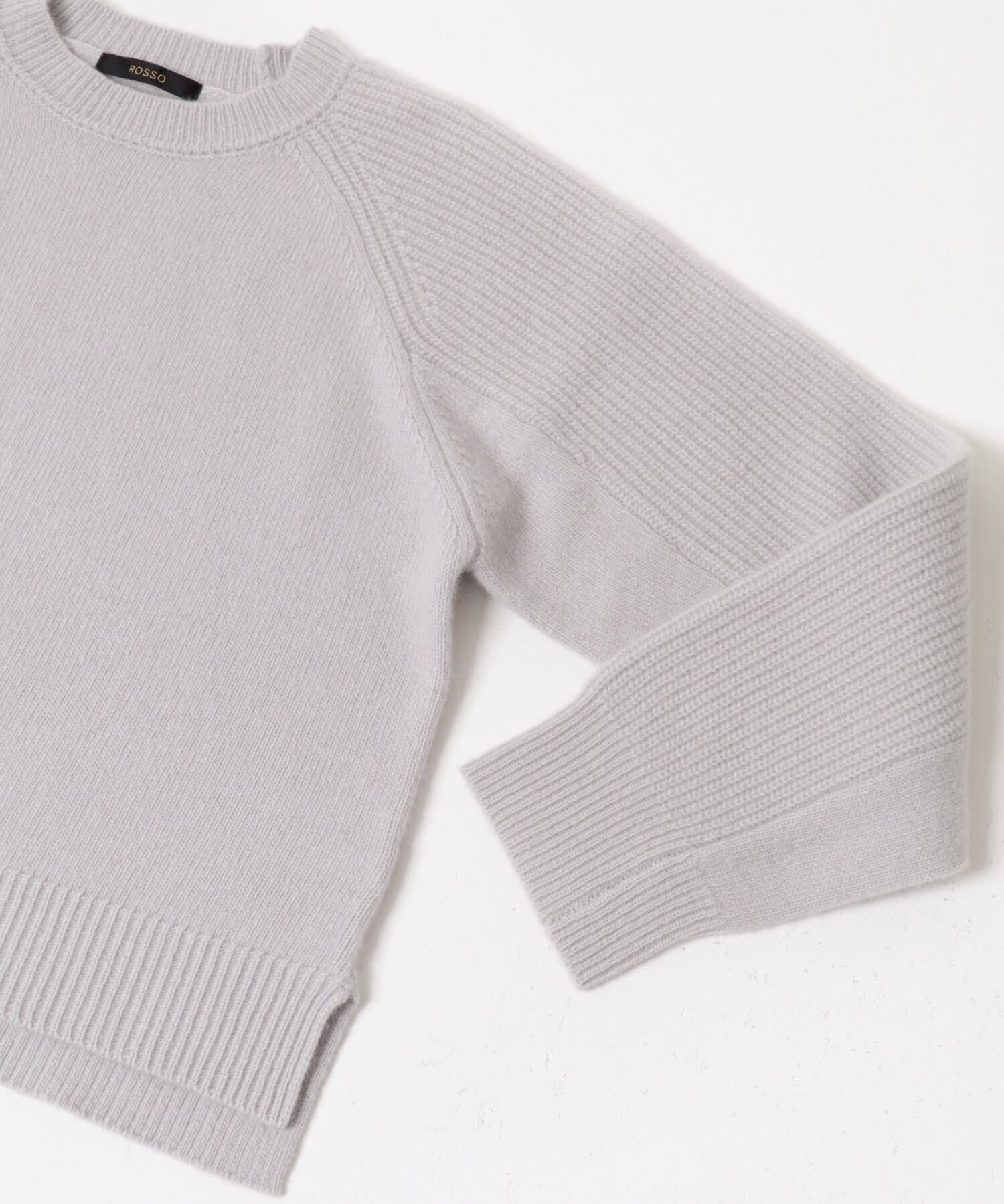 URBAN RESEARCH ROSSO「スーパーファインラムズウールショートニット」|ニット・セーター|