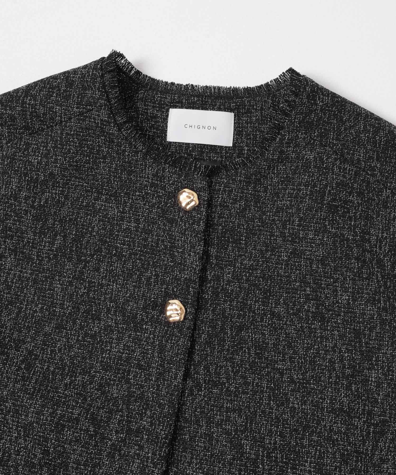 URBAN RESEARCH ROSSO「『別注』CHIGNON&times;ROSSO　ツイードショートベスト」|ベスト・ジレ|