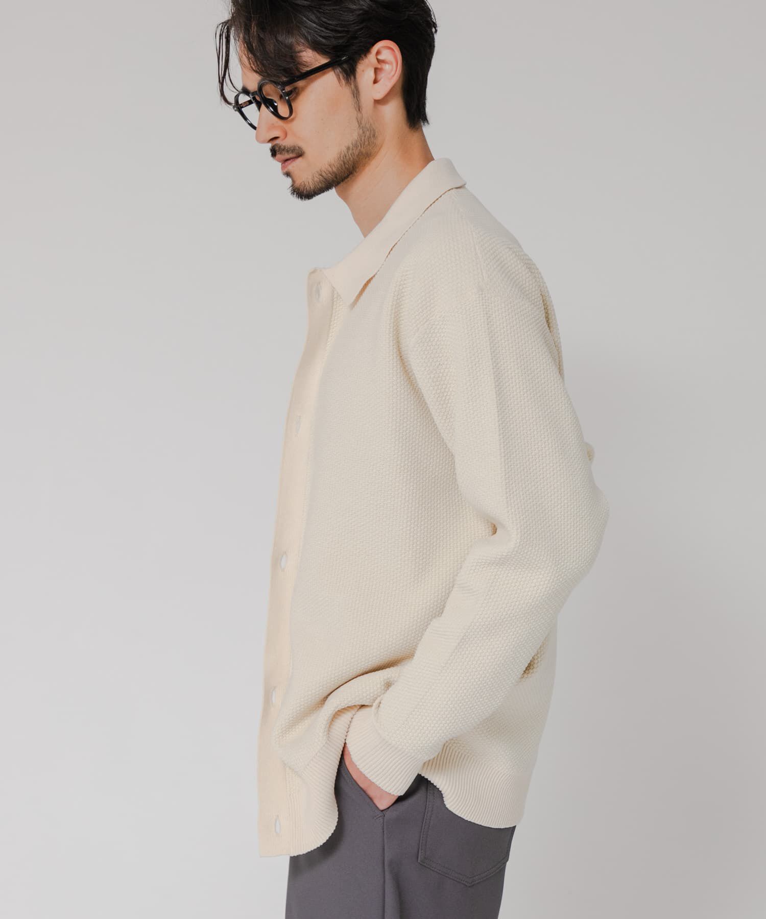 URBAN RESEARCH「モールリュクスポロカーディガン」|カーディガン|