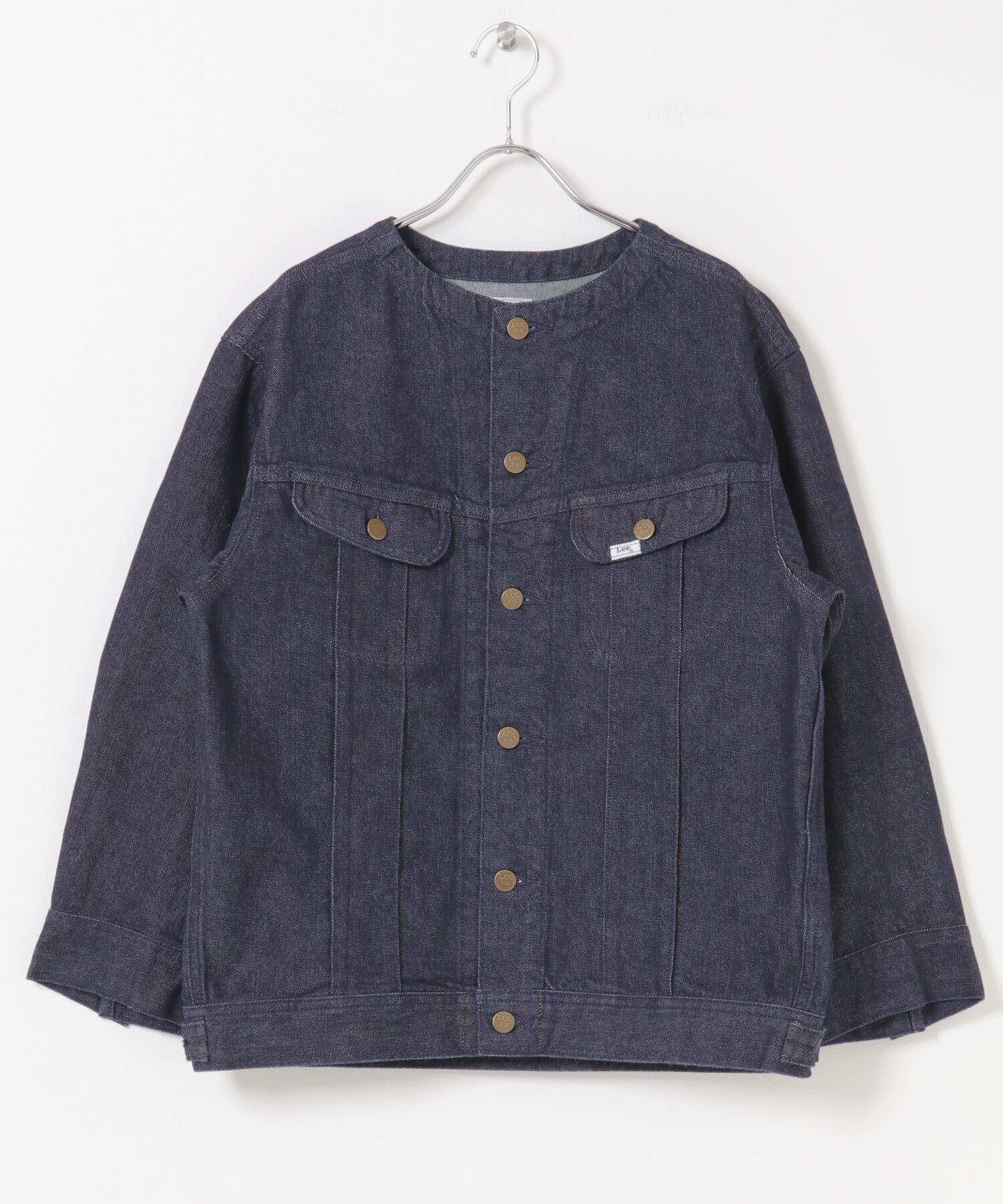 URBAN RESEARCH ROSSO「『別注』Lee101&times;ROSSO　NOCOLLAR JACKET」|デニムジャケット|