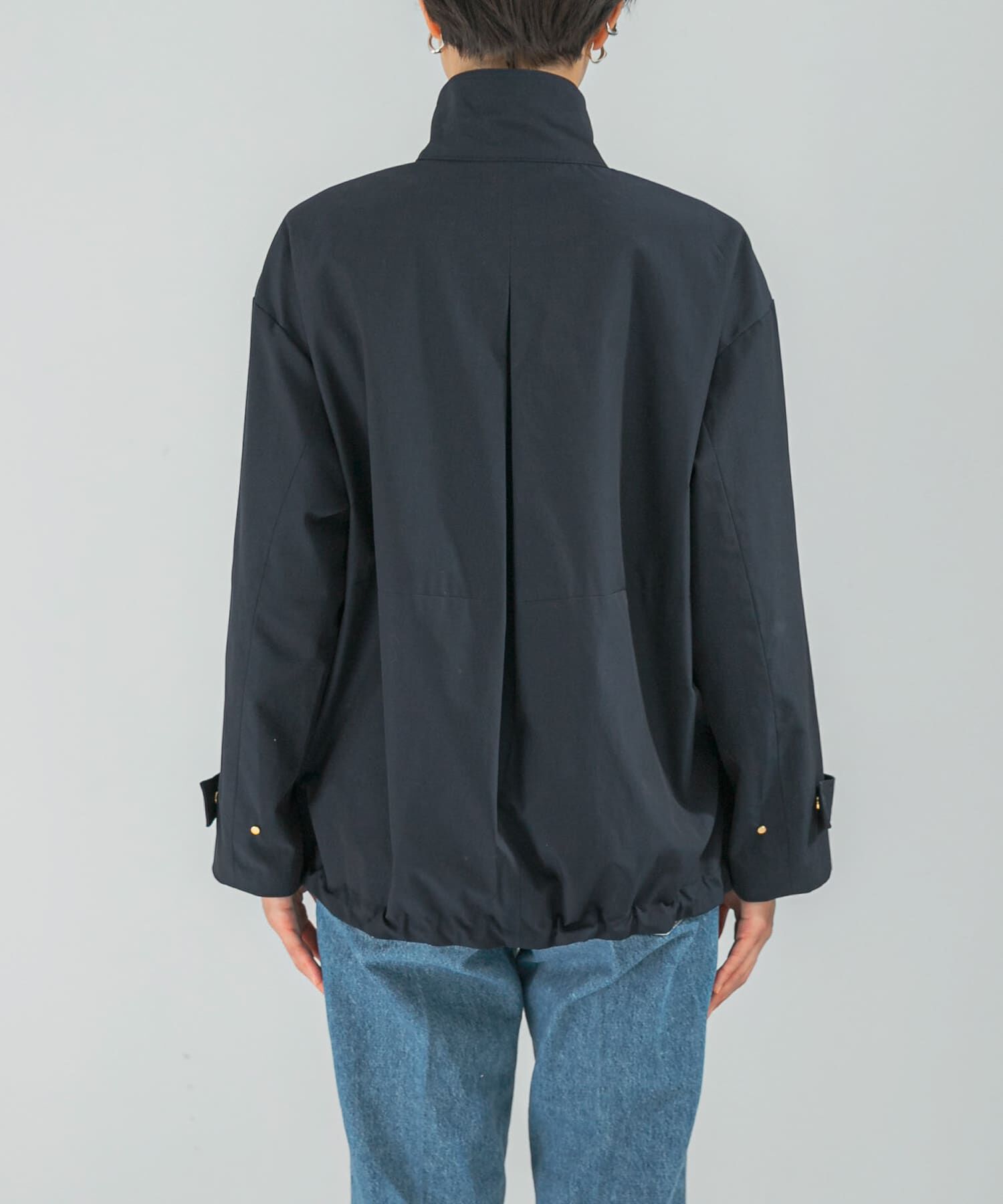 URBAN RESEARCH ROSSO「撥水スタンドカラーミドルコート」|ノーカラーコート|