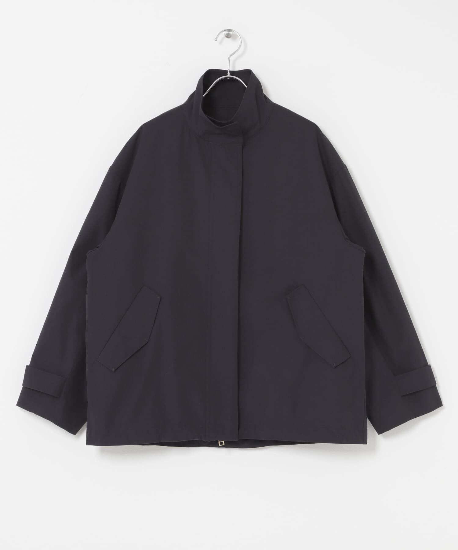 URBAN RESEARCH ROSSO「撥水スタンドカラーミドルコート」|ノーカラーコート|