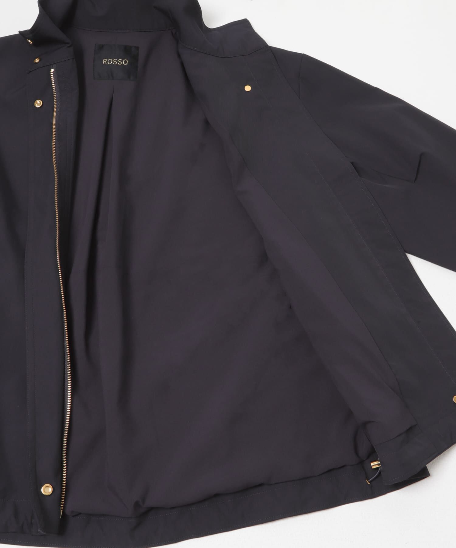 URBAN RESEARCH ROSSO「撥水スタンドカラーミドルコート」|ノーカラーコート|