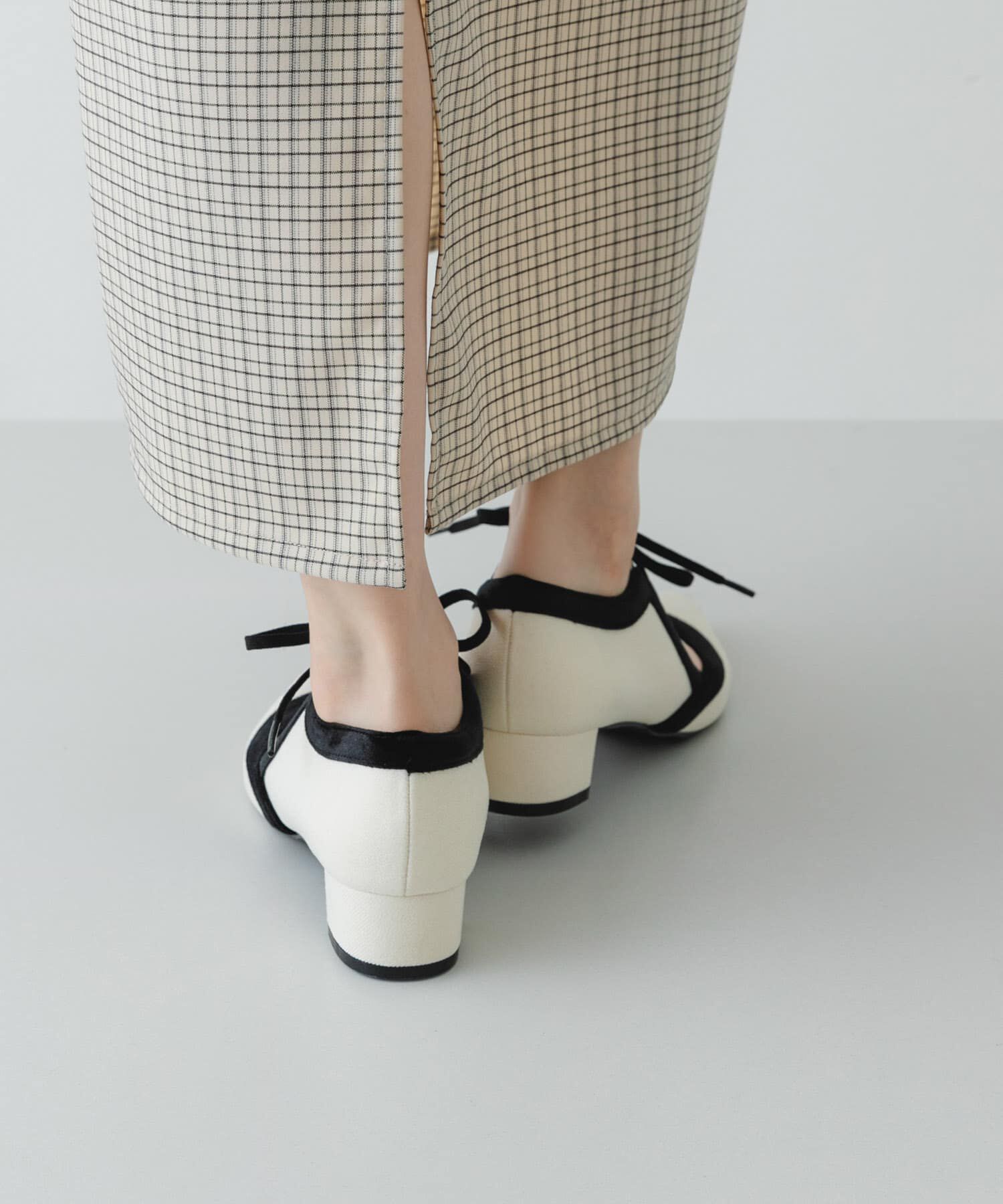 RODE SKO「『MADE IN JAPAN』 3センチヒールリボンパンプス」|パンプス|