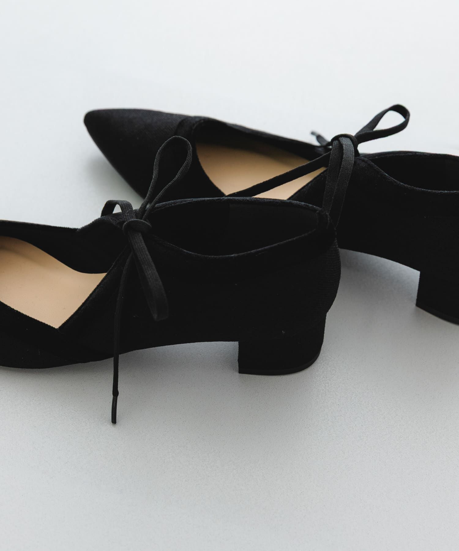 RODE SKO「『MADE IN JAPAN』 3センチヒールリボンパンプス」|パンプス|