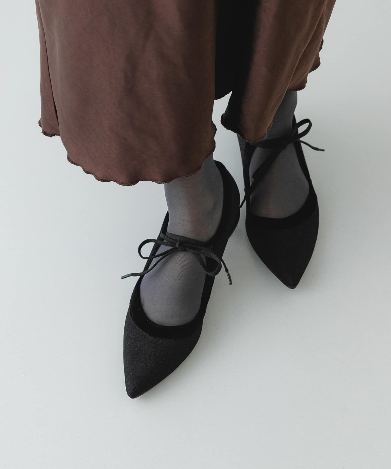 RODE SKO「『MADE IN JAPAN』 3センチヒールリボンパンプス」|パンプス|