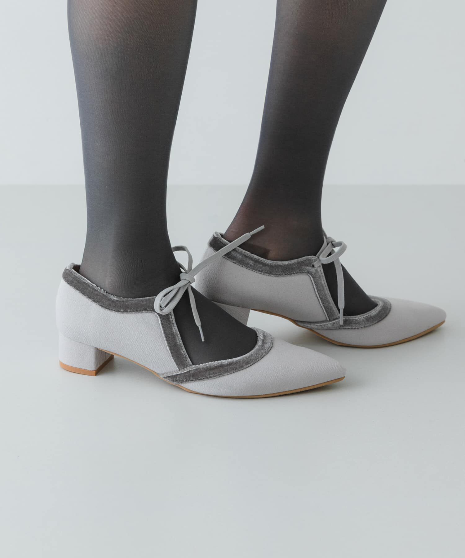 RODE SKO「『MADE IN JAPAN』 3センチヒールリボンパンプス」|パンプス|