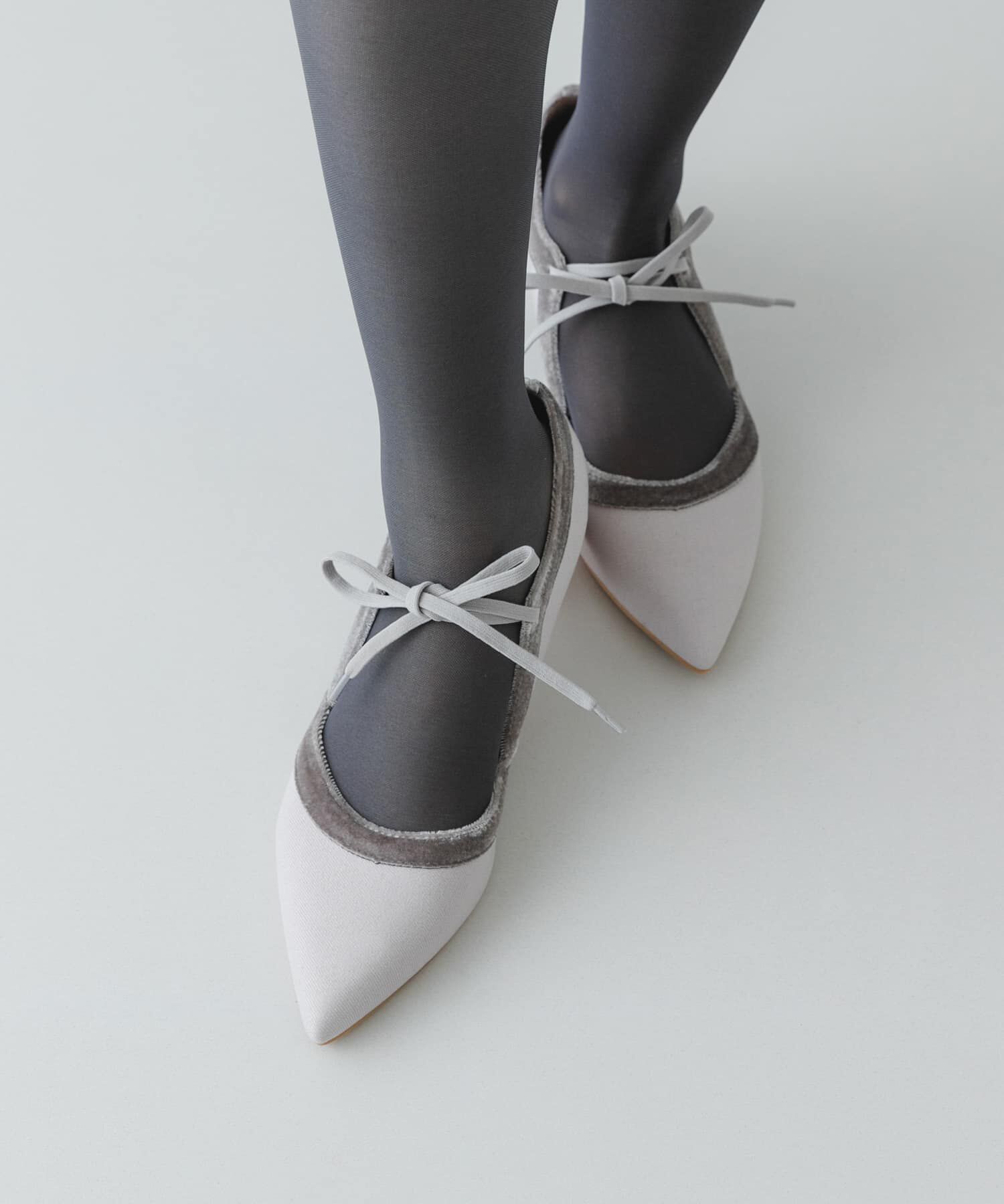 RODE SKO「『MADE IN JAPAN』 3センチヒールリボンパンプス」|パンプス|