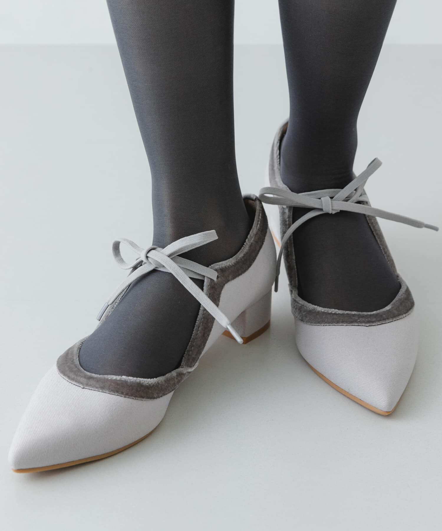 RODE SKO「『MADE IN JAPAN』 3センチヒールリボンパンプス」|パンプス|