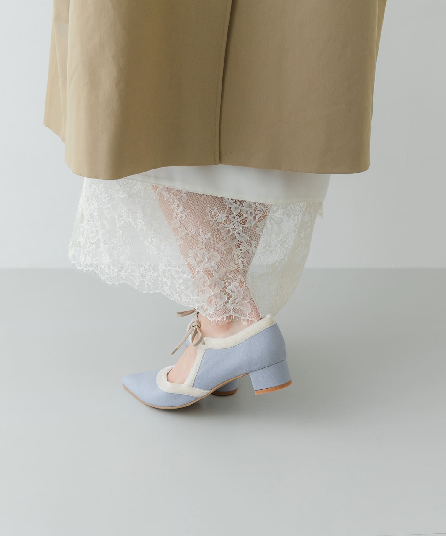 RODE SKO「『MADE IN JAPAN』 3センチヒールリボンパンプス」|パンプス|