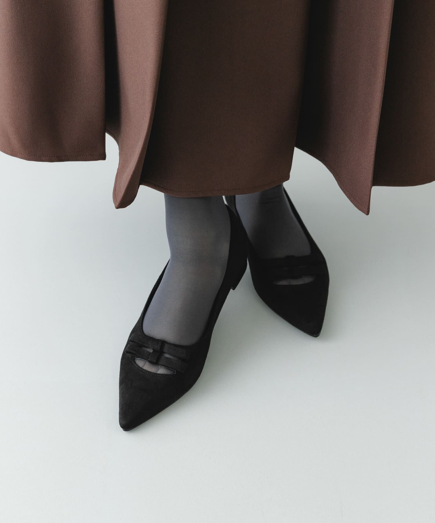 RODE SKO「『MADE IN JAPAN』 ダブルリボンフラットパンプス」|パンプス|