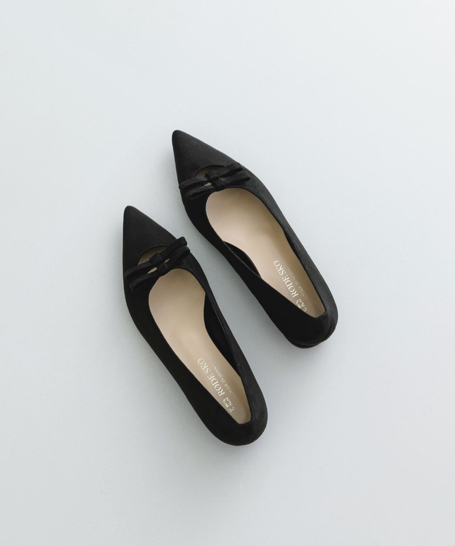 RODE SKO「『MADE IN JAPAN』 ダブルリボンフラットパンプス」|パンプス|