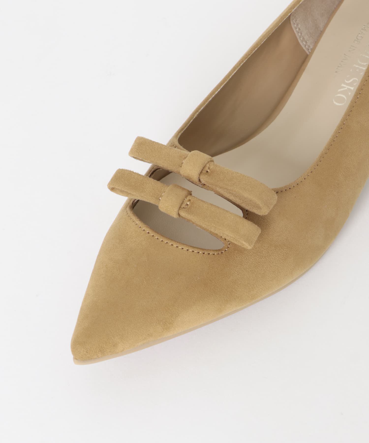 RODE SKO「『MADE IN JAPAN』 ダブルリボンフラットパンプス」|パンプス|