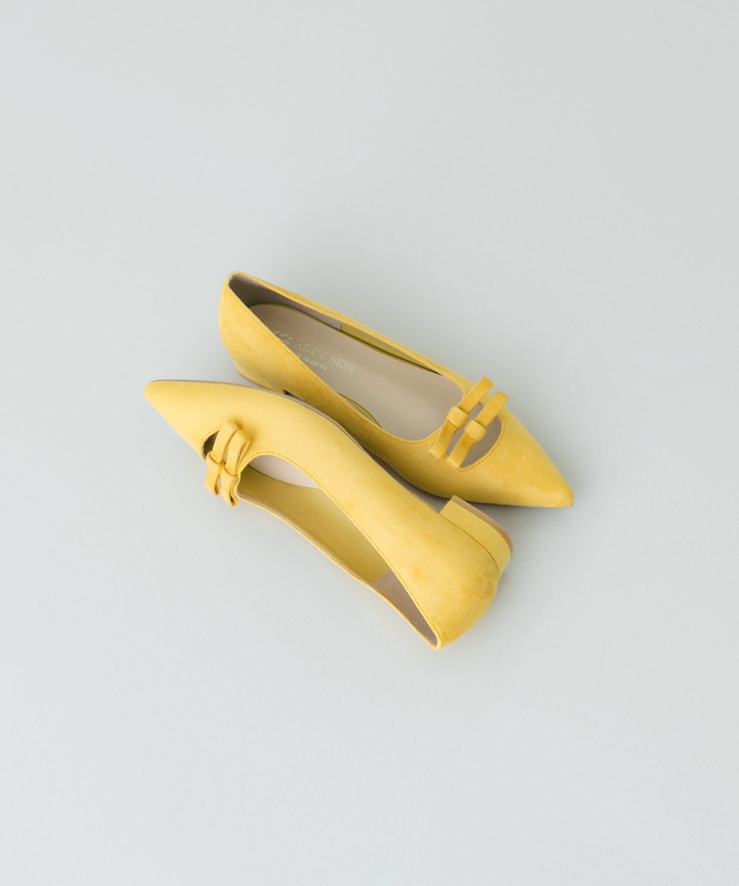 RODE SKO「『MADE IN JAPAN』 ダブルリボンフラットパンプス」|パンプス|