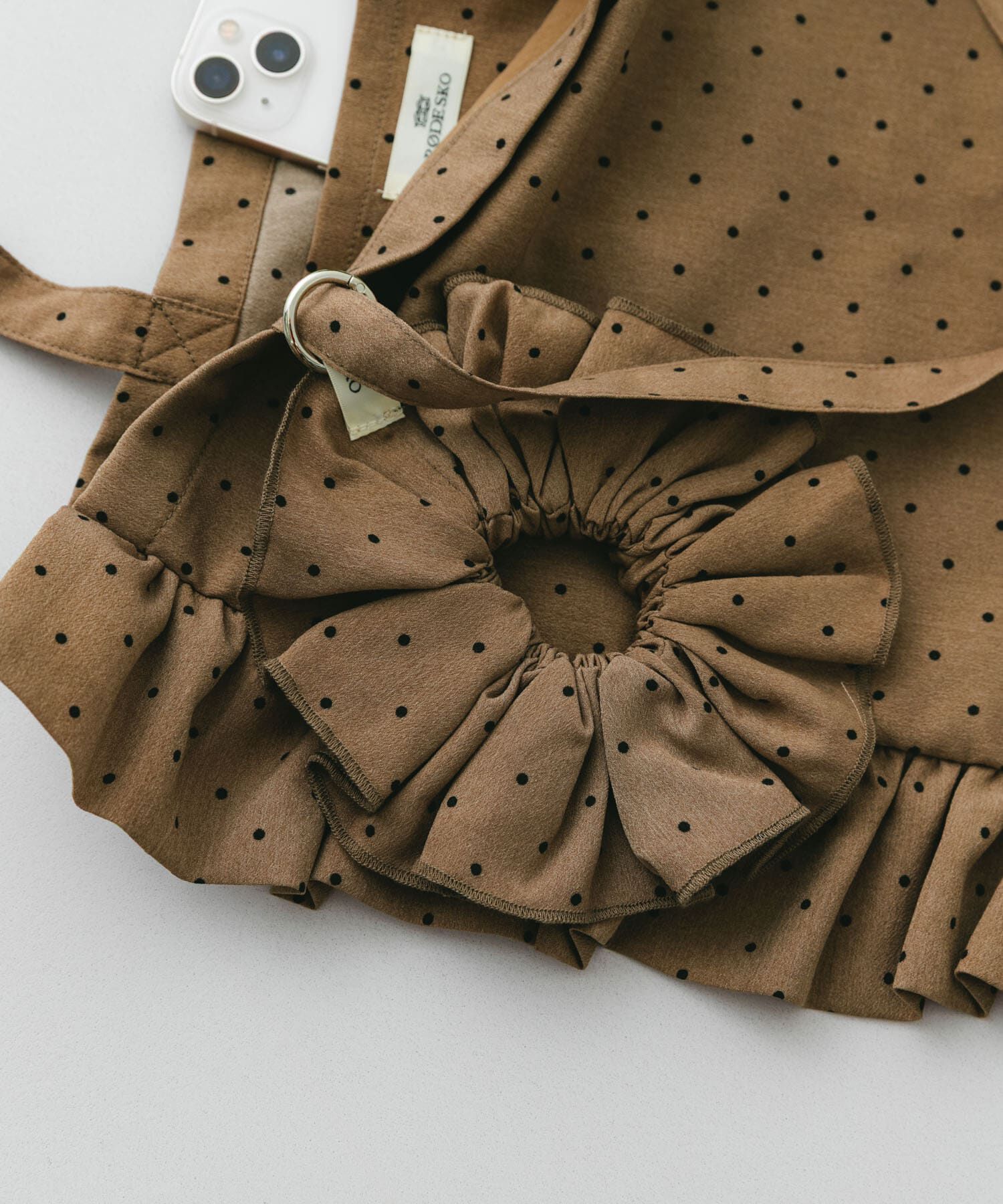 RODE SKO「シュシュセットサイドフリルトート」|トートバッグ|