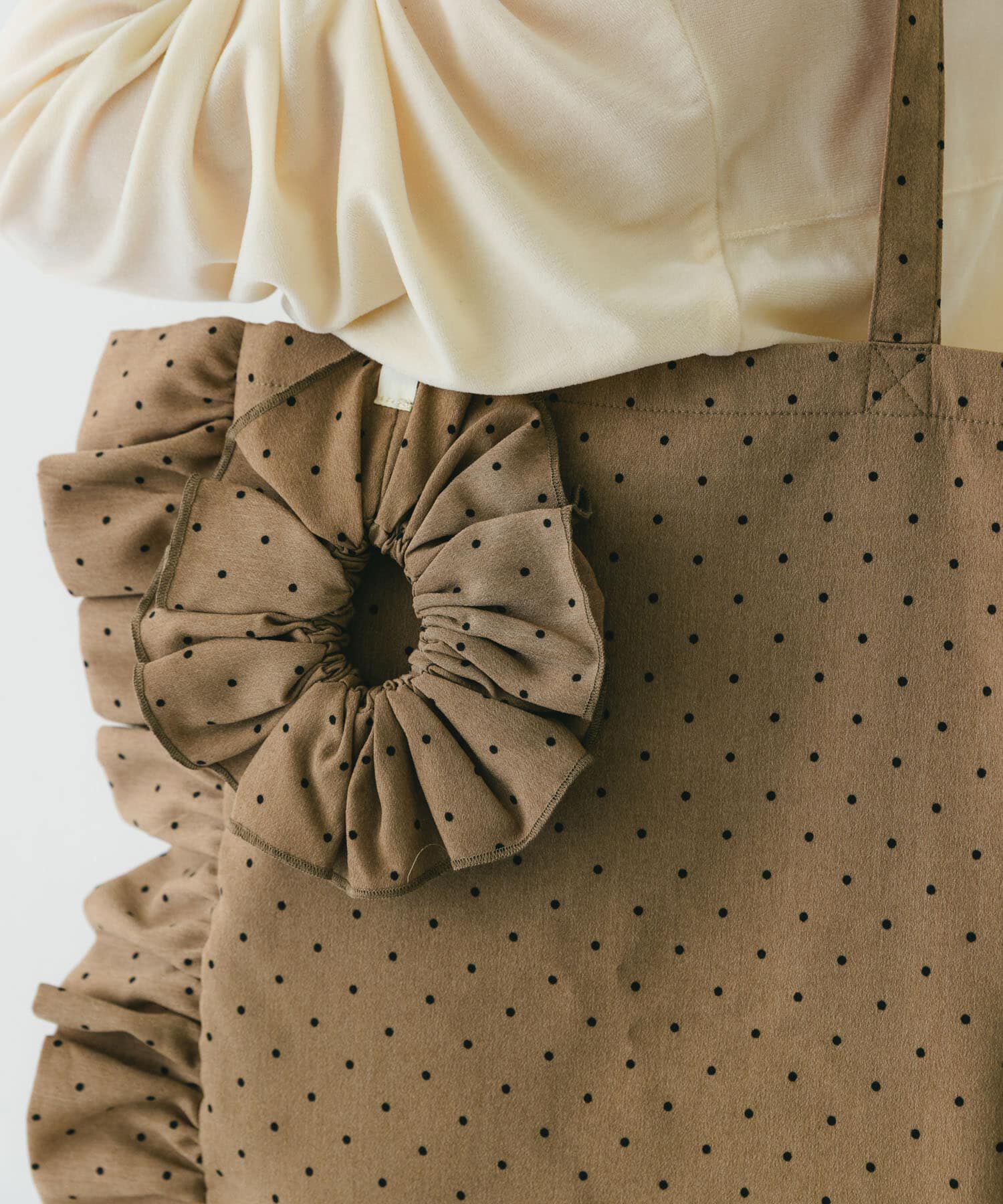 RODE SKO「シュシュセットサイドフリルトート」|トートバッグ|