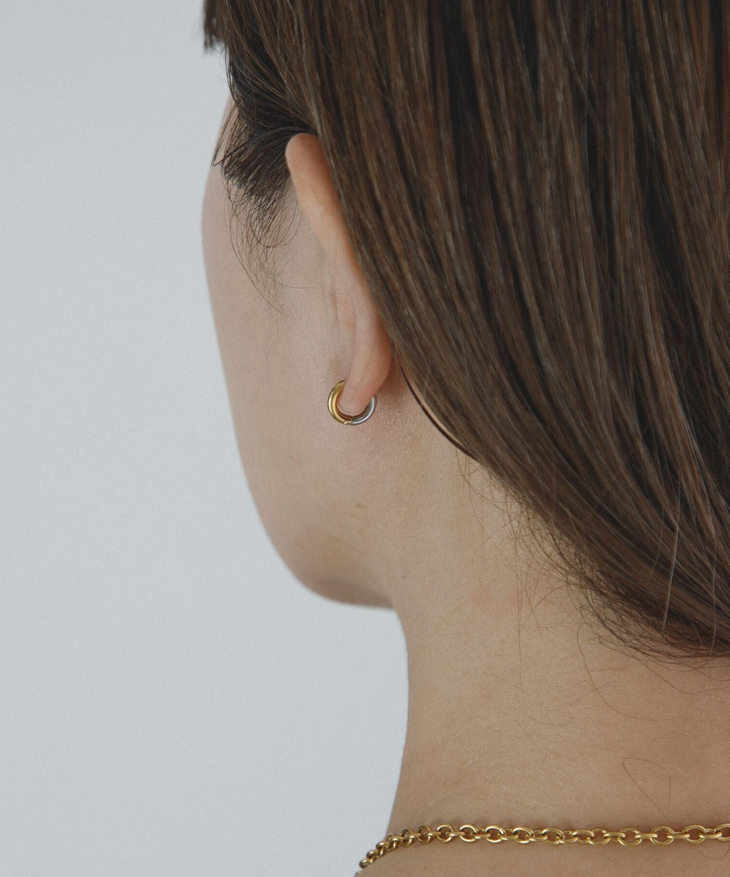 Sonny Label 「ステンレスツートーンフープピアス」|ピアス|その他1