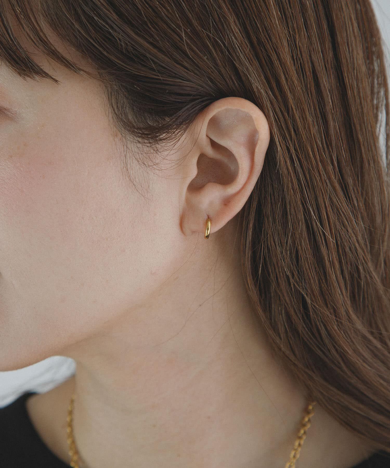 Sonny Label 「ステンレスツートーンフープピアス」|ピアス|