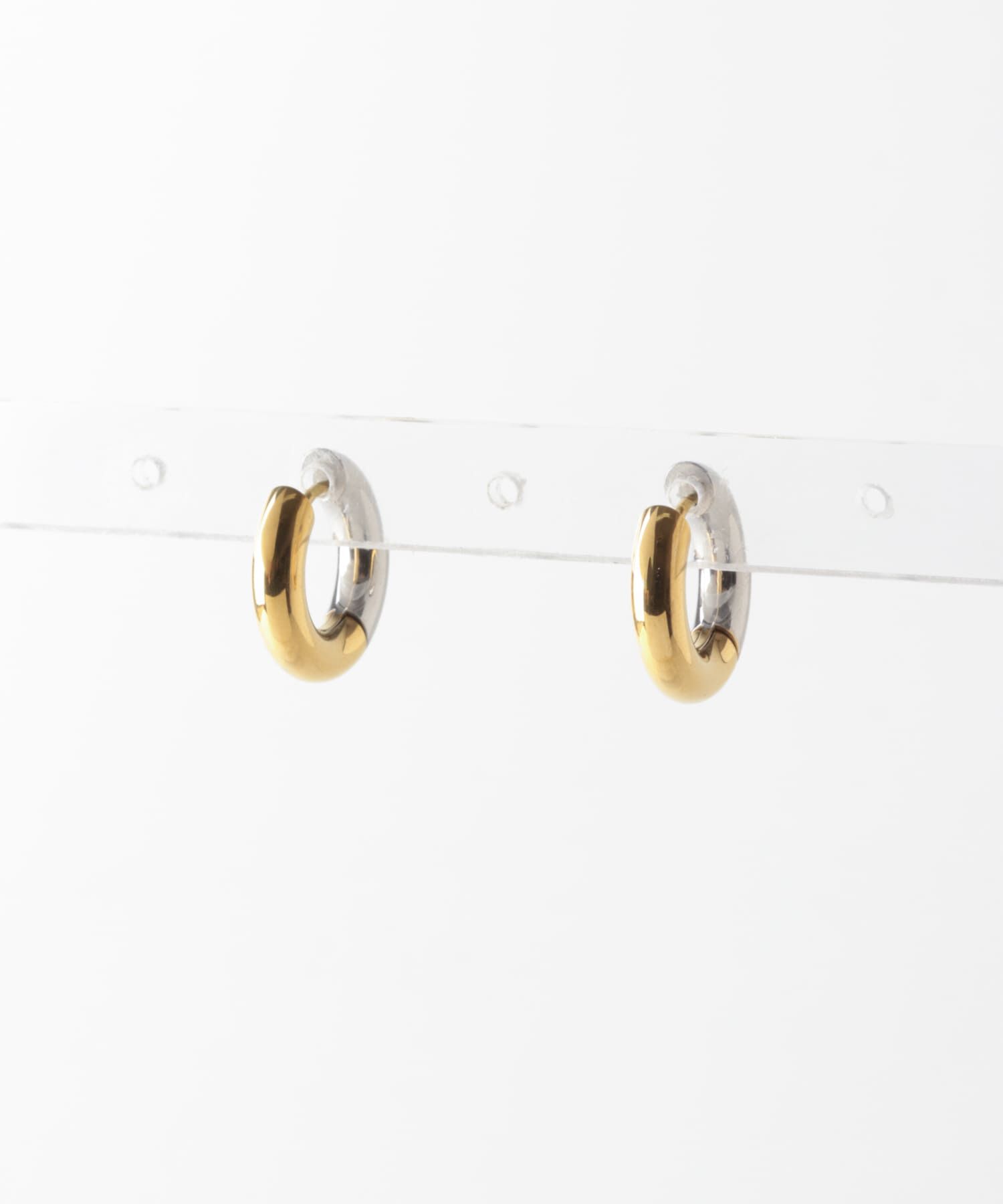 Sonny Label 「ステンレスツートーンフープピアス」|ピアス|