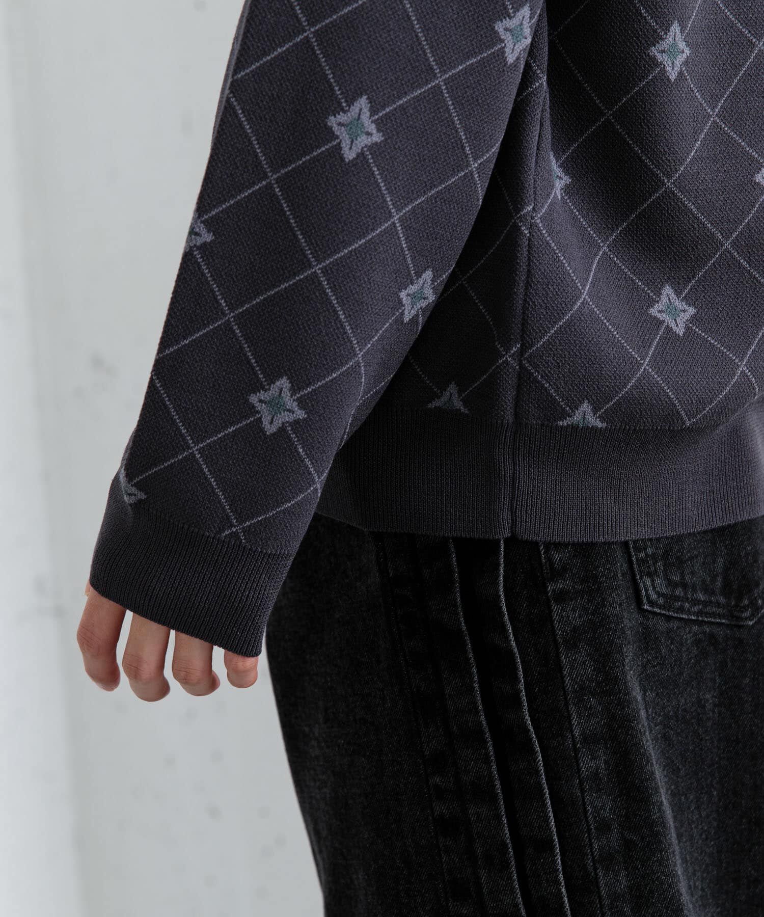 SENSE OF PLACE by URBAN RESEARCH「フラワージャガードニットポロ」|ニット・セーター|