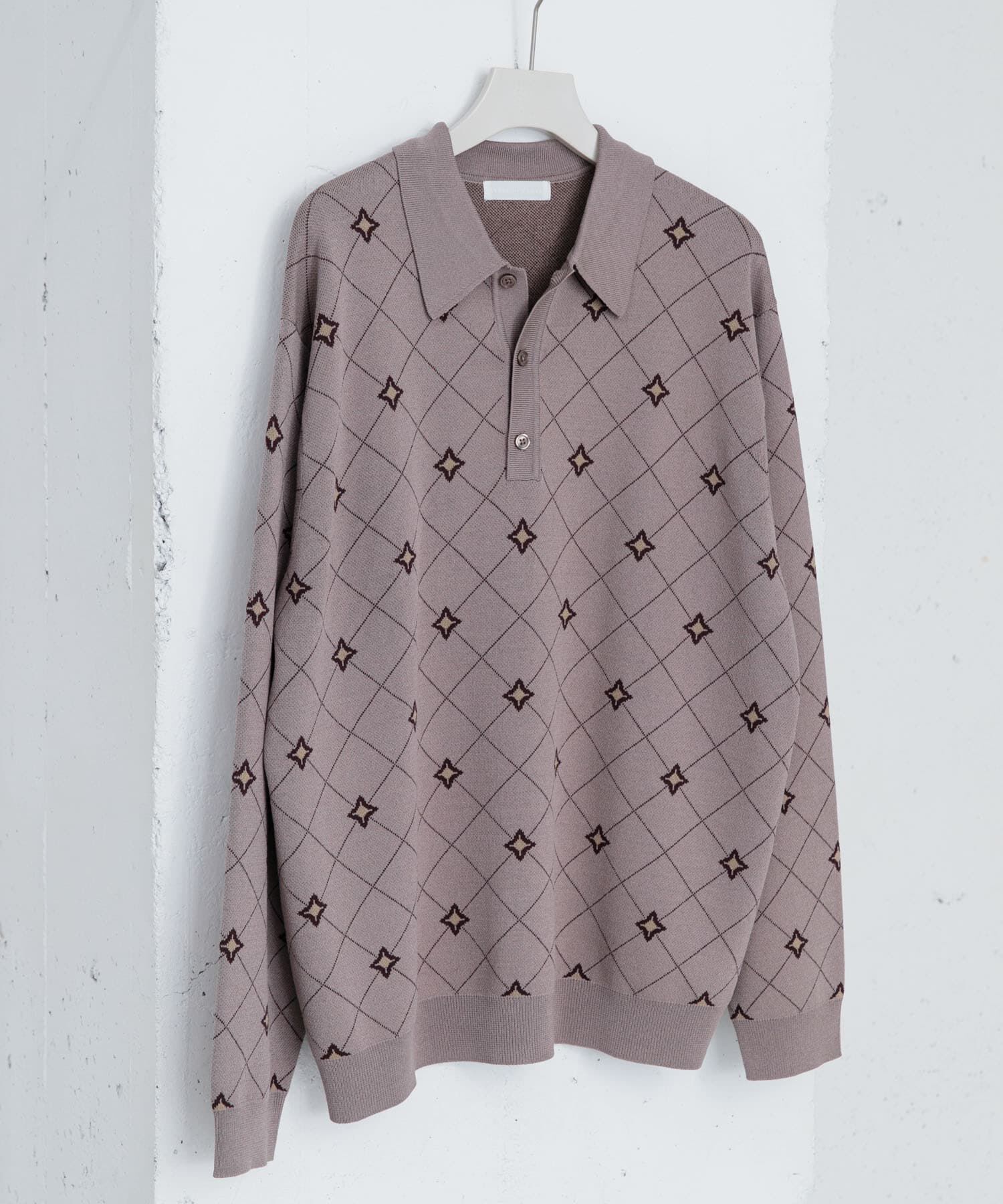 SENSE OF PLACE by URBAN RESEARCH「フラワージャガードニットポロ」|ニット・セーター|