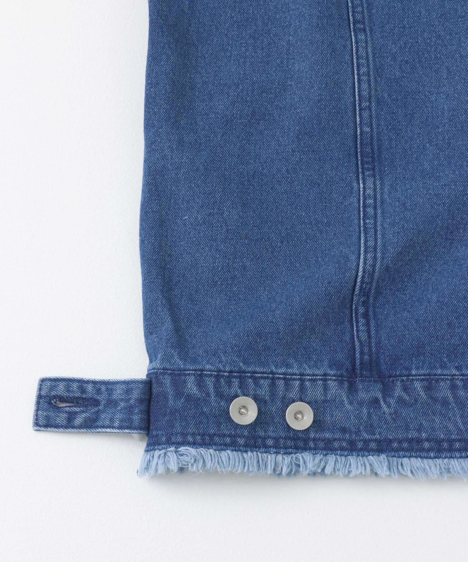 SENSE OF PLACE by URBAN RESEARCH「デニムフリンジベスト」|デニムジャケット|