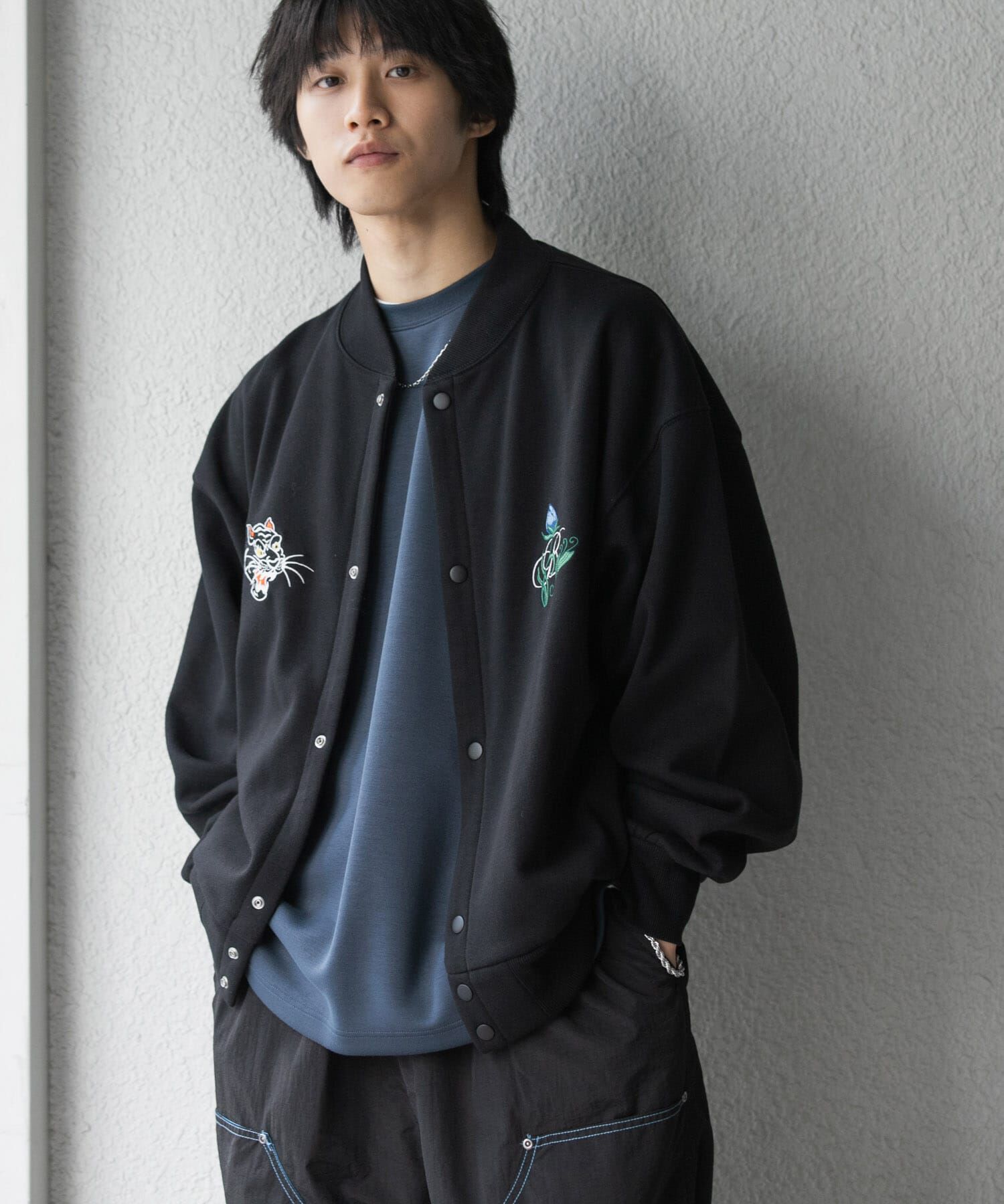 SENSE OF PLACE by URBAN RESEARCH「シシュウスウェットブルゾン」|ブルゾン・スタジャン|