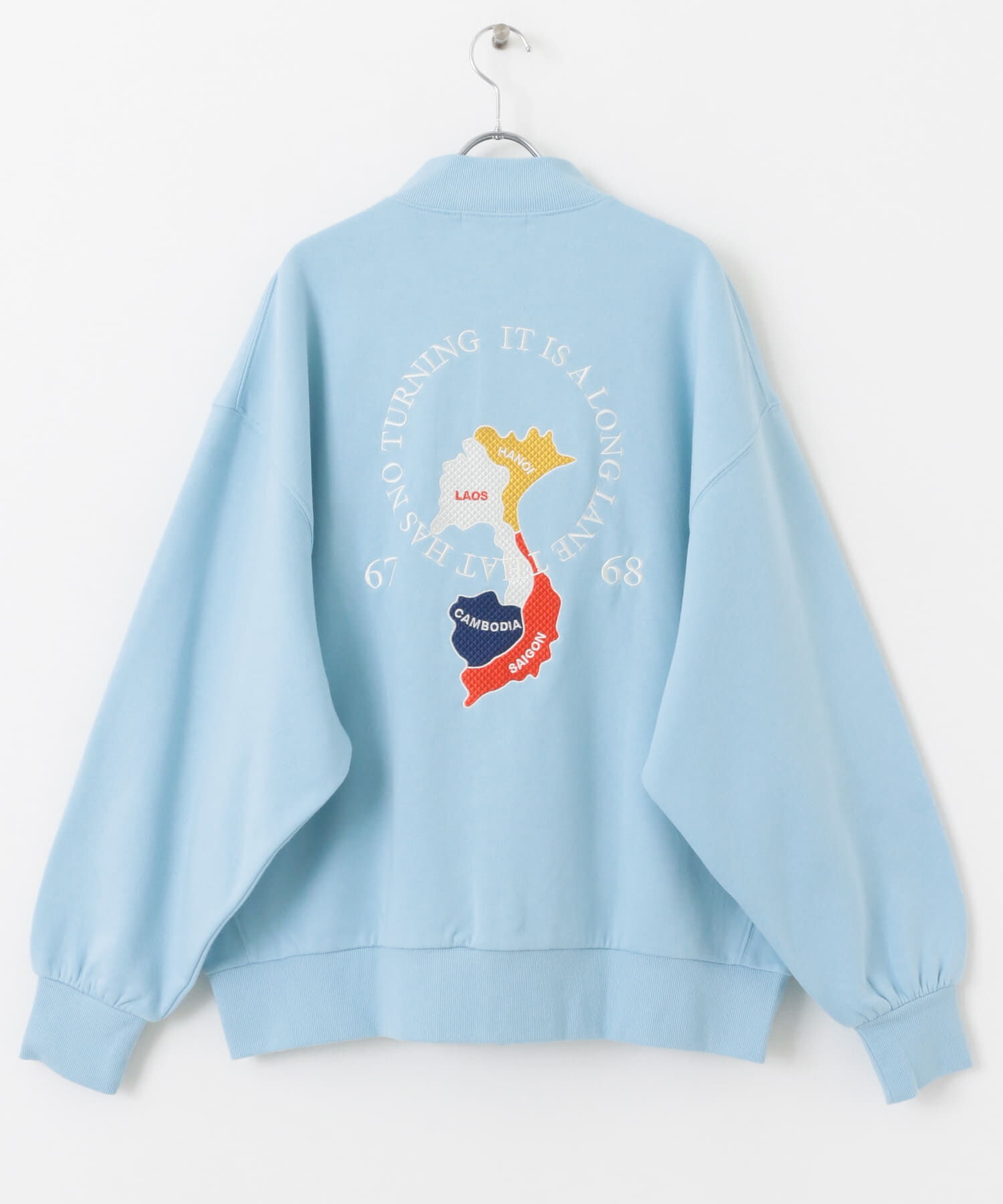 SENSE OF PLACE by URBAN RESEARCH「シシュウスウェットブルゾン」|ブルゾン・スタジャン|