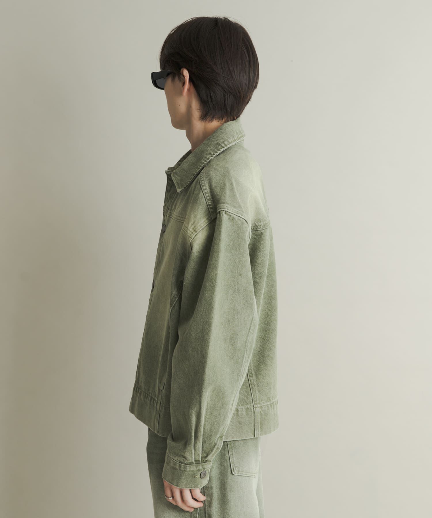 SENSE OF PLACE by URBAN RESEARCH「ツイストデニムブルゾン」|デニムジャケット|