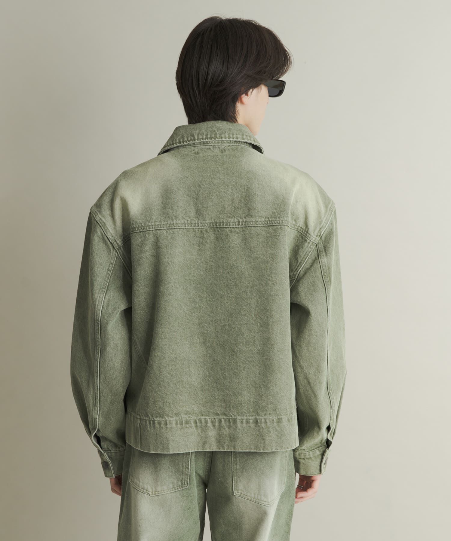 SENSE OF PLACE by URBAN RESEARCH「ツイストデニムブルゾン」|デニムジャケット|