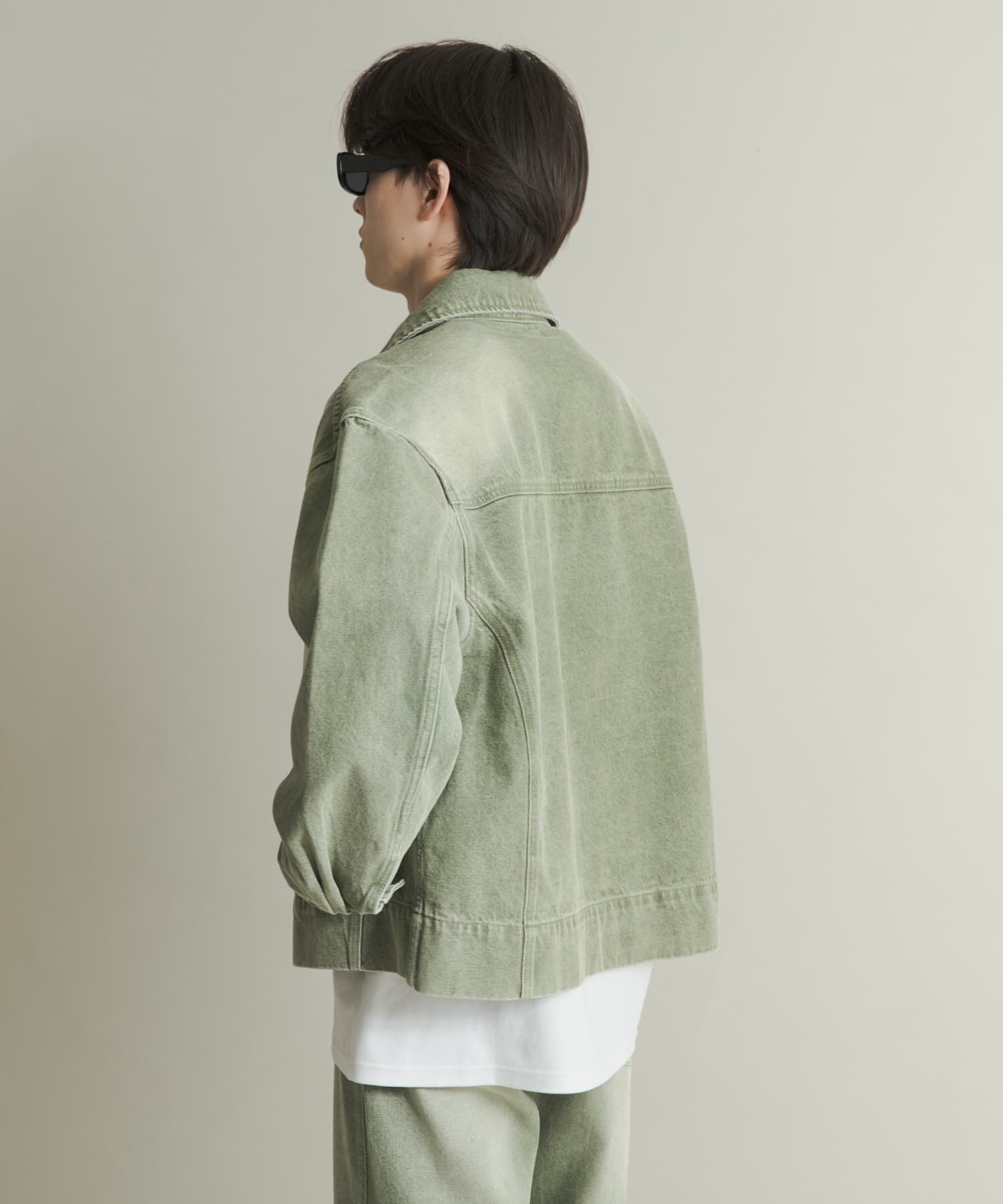 SENSE OF PLACE by URBAN RESEARCH「ツイストデニムブルゾン」|デニムジャケット|