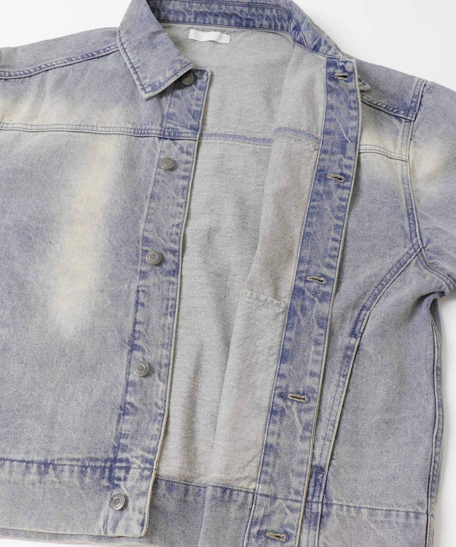 SENSE OF PLACE by URBAN RESEARCH「ツイストデニムブルゾン」|デニムジャケット|