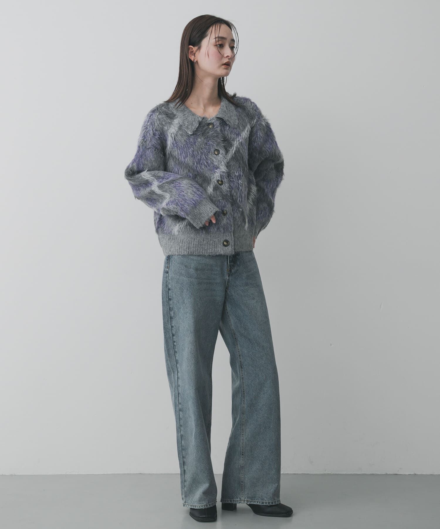 SENSE OF PLACE by URBAN RESEARCH「『洗濯可』エリツキチェックカーディガン」|カーディガン|