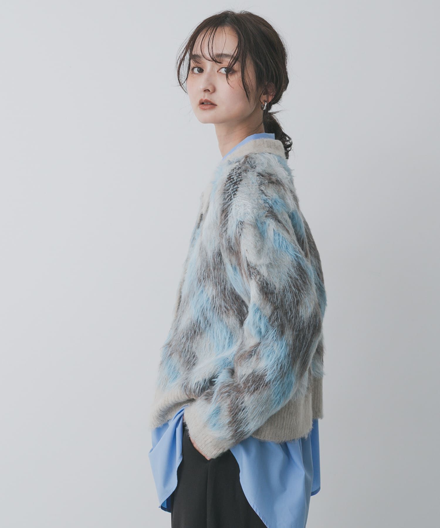 SENSE OF PLACE by URBAN RESEARCH「『洗濯可』エリツキチェックカーディガン」|カーディガン|