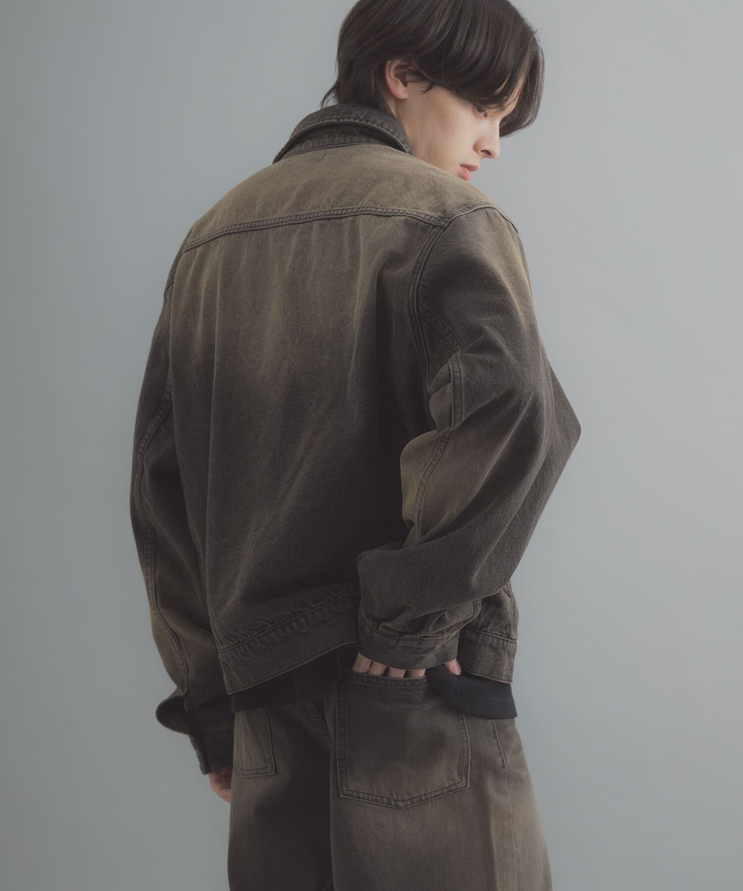 SENSE OF PLACE by URBAN RESEARCH「ヴィンテージライクデニムブルゾン」|デニムジャケット|